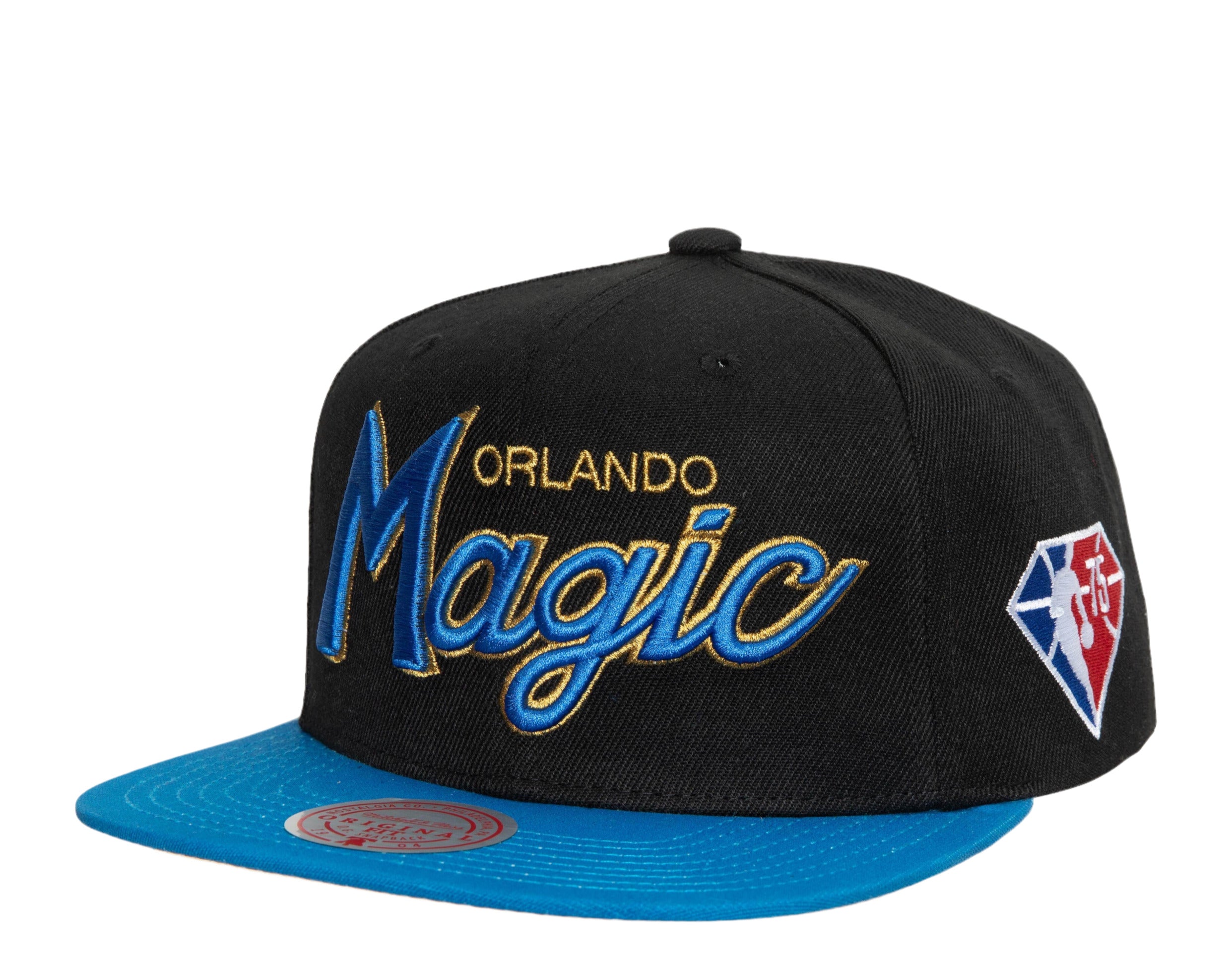 Mitchell & Ness 75th Anniversary Gold Orlando Magic Snapback Hat