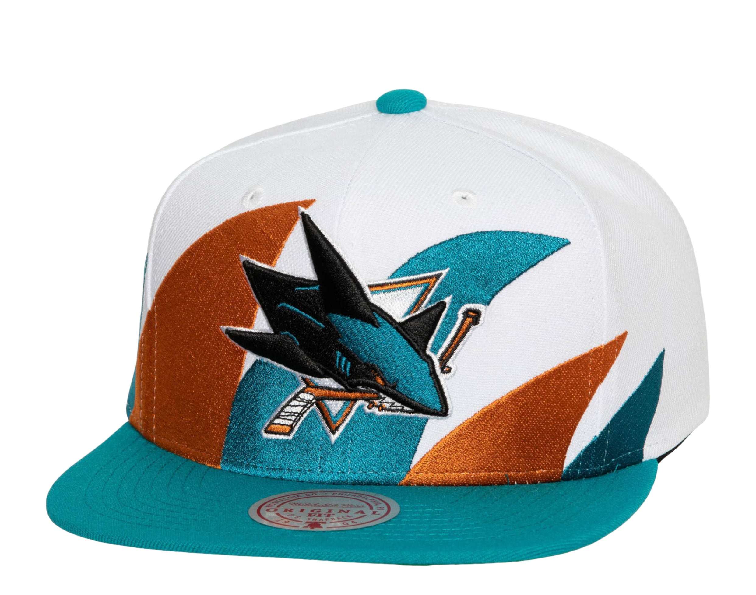 Mitchell & Ness San Jose Sharks All-In Snapback Adjustable Hat