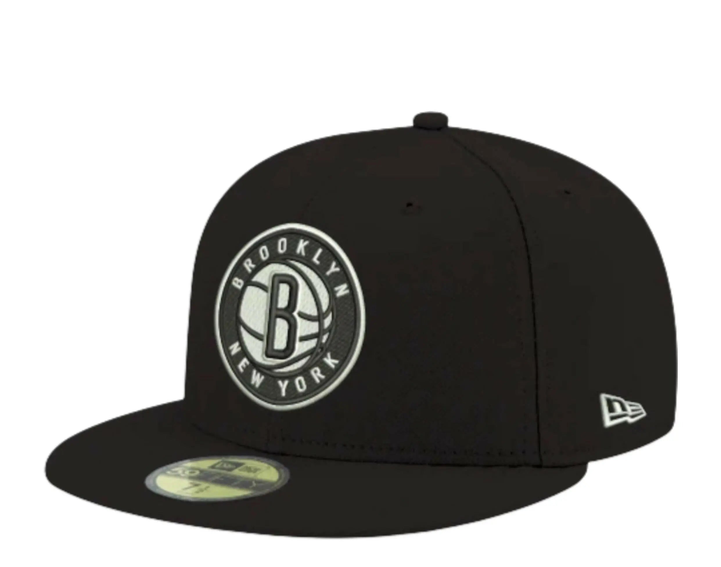 New Era 59Fifty NBA Brooklyn Nets Fitted Hat.