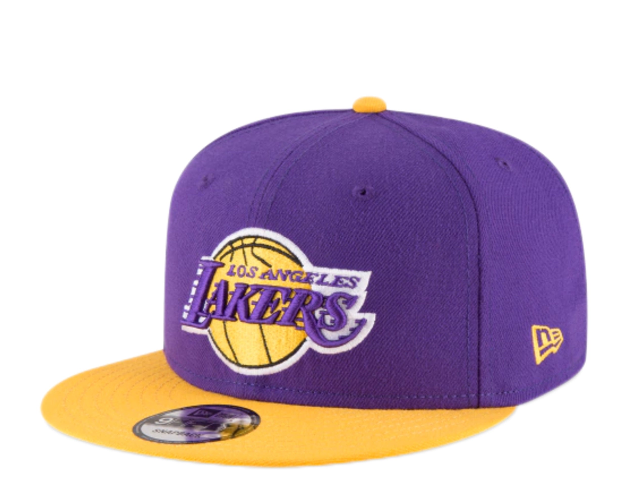 New Era Men's Los Angeles Lakers Black 9Fifty Adjustable Hat