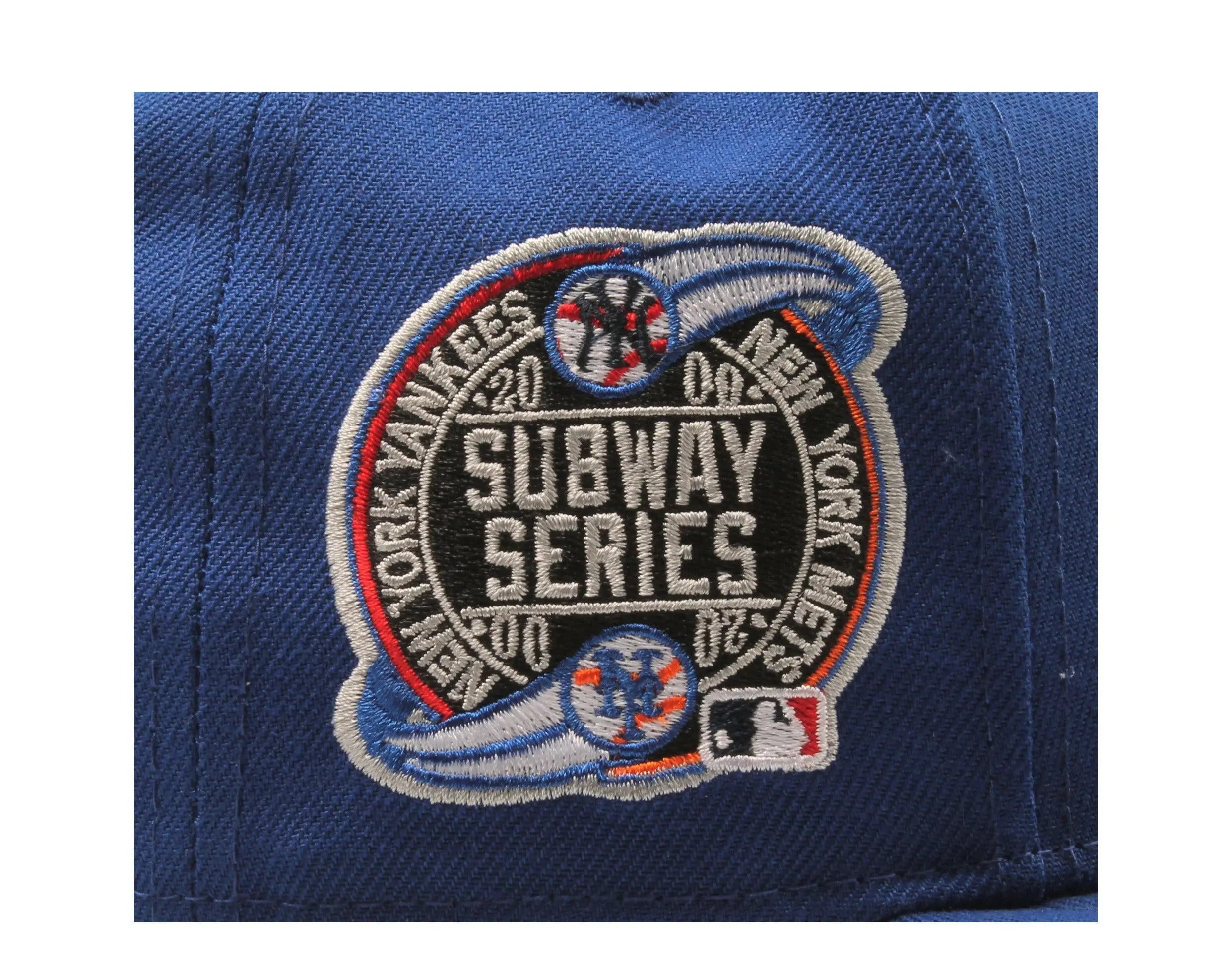 New Era x NYCMode 59Fifty MLB New York Mets 2000 Subway Series Fitted W/ Pink Undervisor.