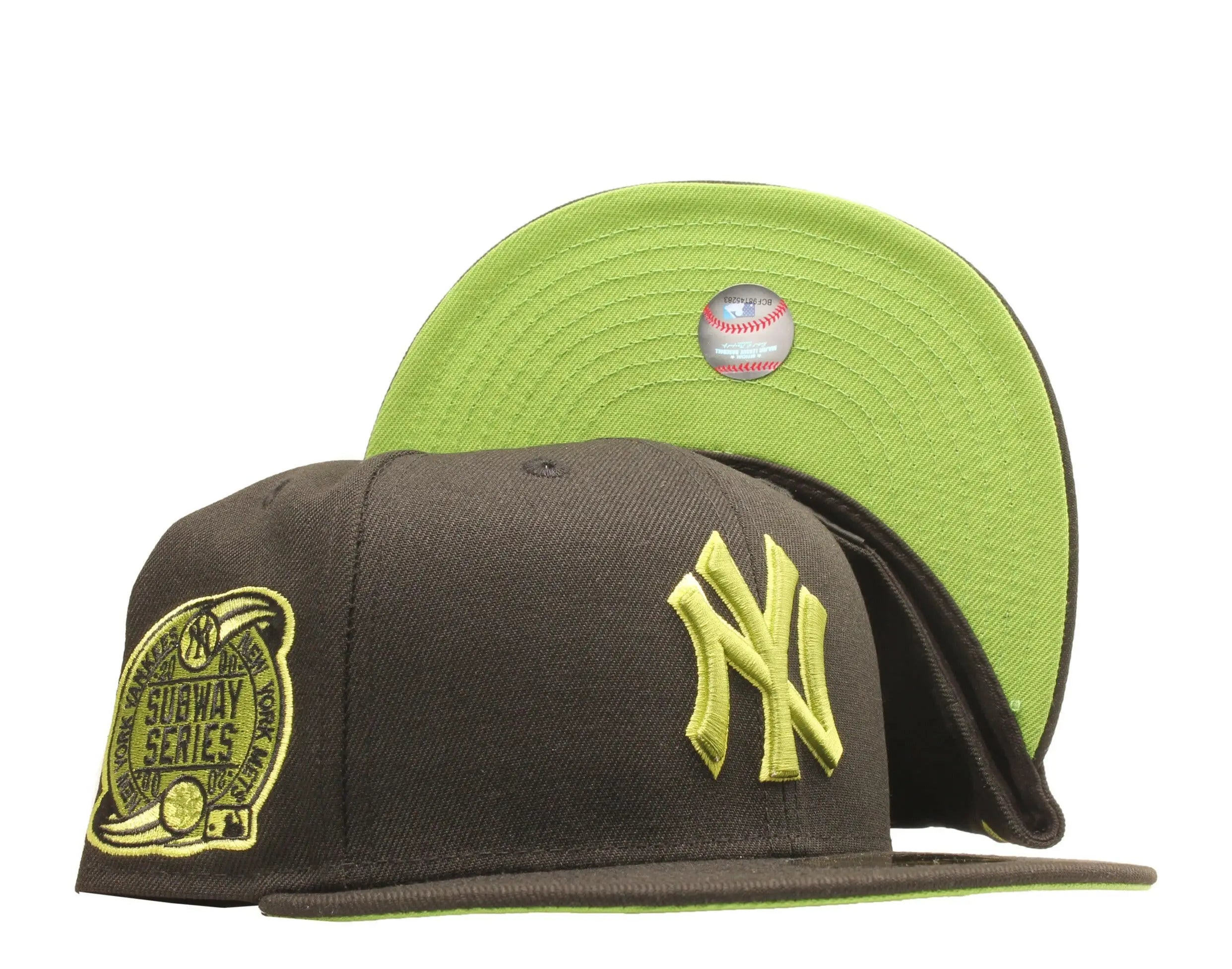New Era x NYCMode 59Fifty MLB New York Yankees 2000 Subway Series Fitted W/ Apple Undervisor.