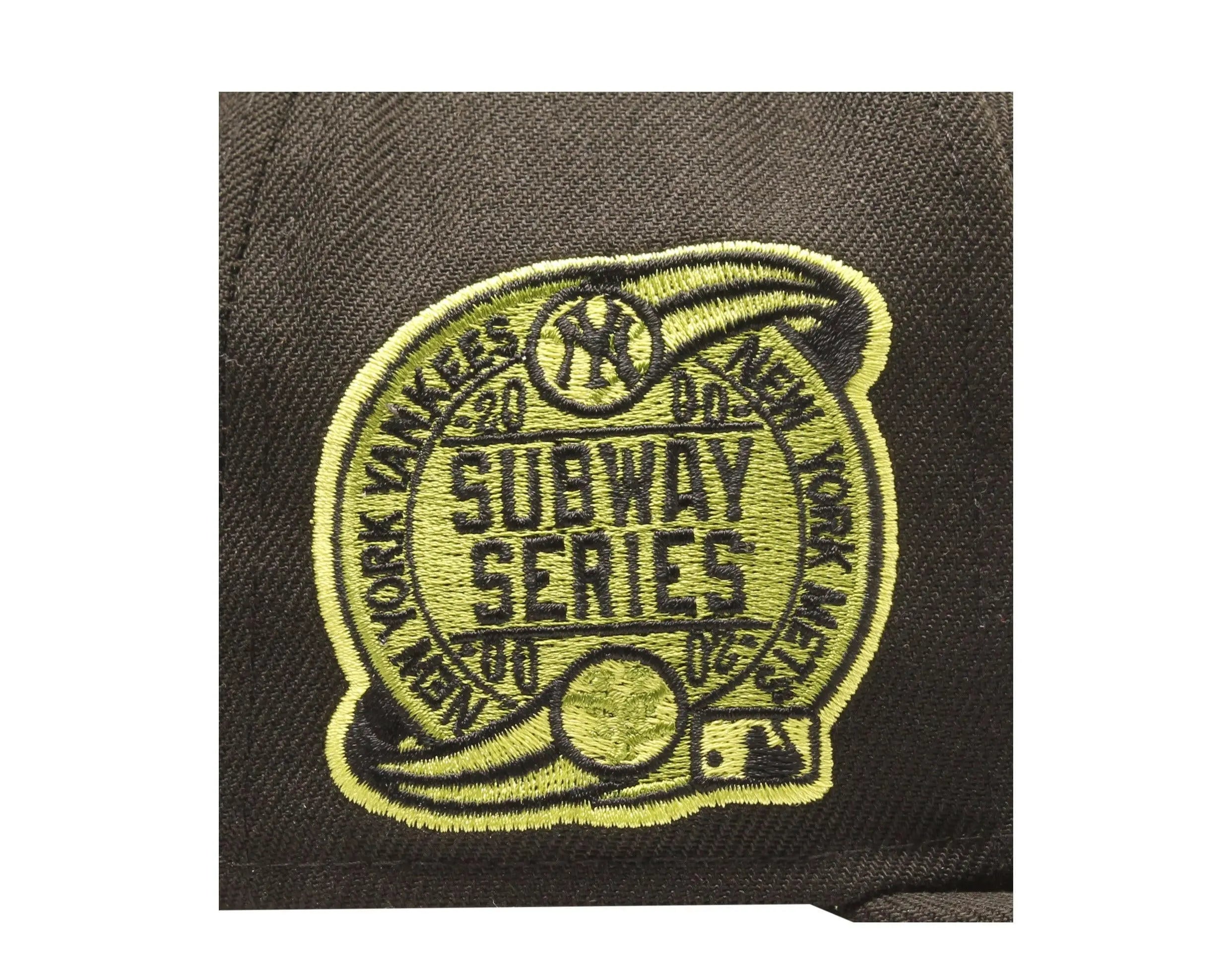 New Era x NYCMode 59Fifty MLB New York Yankees 2000 Subway Series Fitted W/ Apple Undervisor.