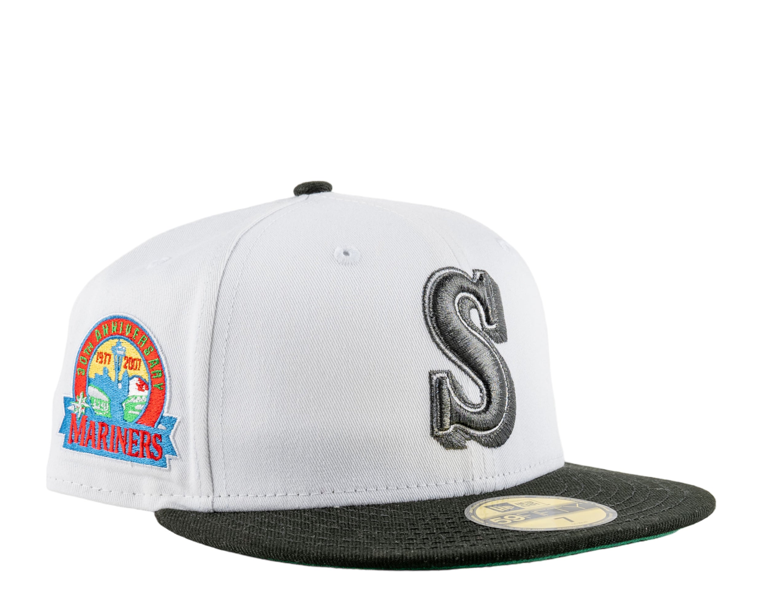 New Era 59FIFTY Seattle Mariners 30th Anniversary Family Nights Pack Fitted Hat 7 7/8