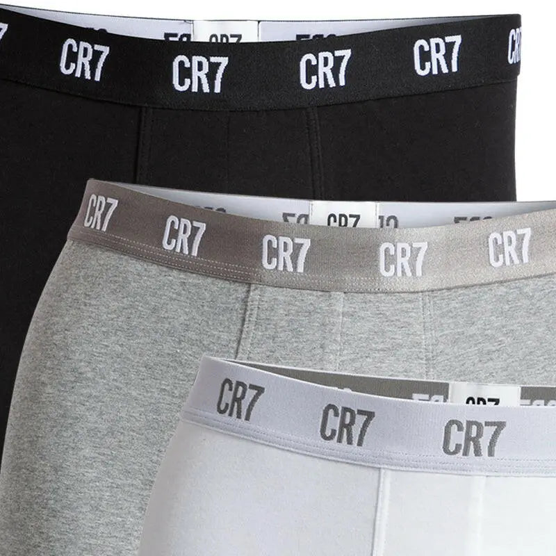 Cristiano Ronaldo CR7 Basic 3-Pack Trunk Boxer Briefs Men's Underwear.