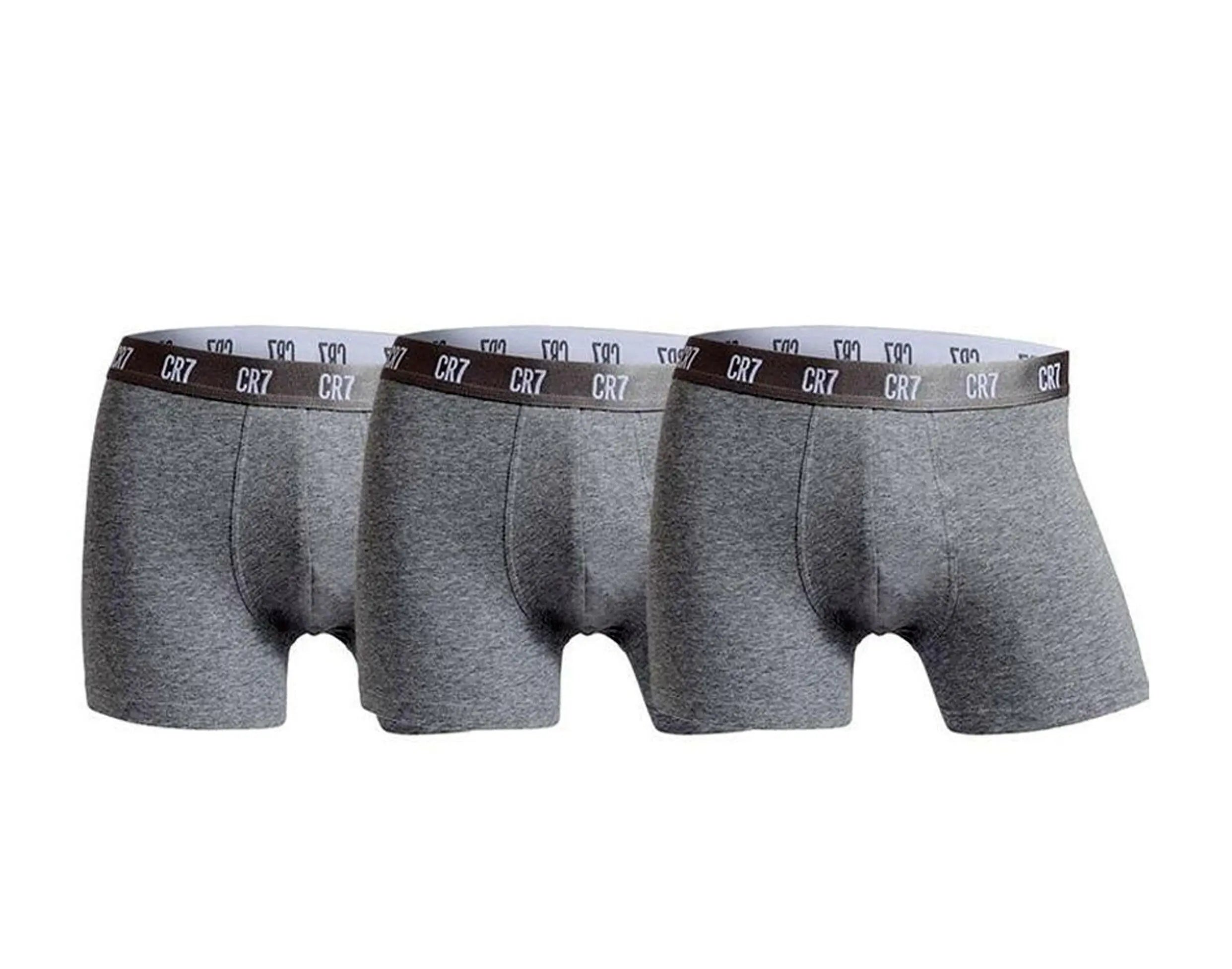 Cristiano Ronaldo CR7 Basic 3-Pack Trunk Boxer Briefs Men's Underwear.