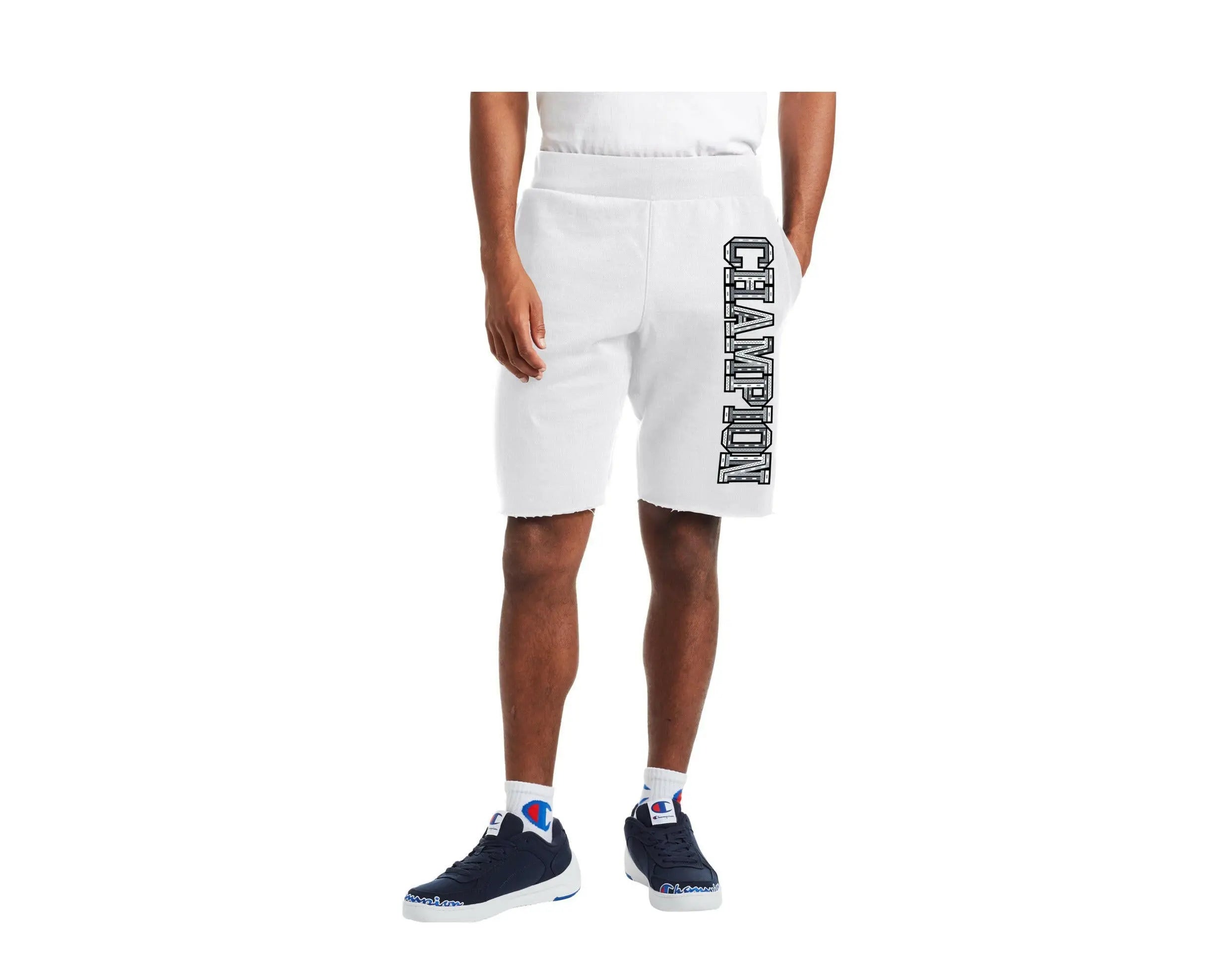 Champion C-Life 10 Inch Reverse Weave Cut Off 3-D Logo Men's Shorts.