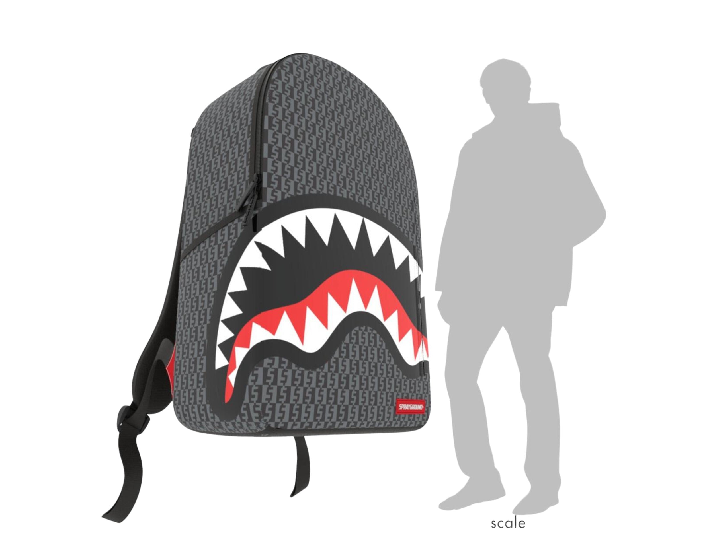 sprayground sharks in paris black