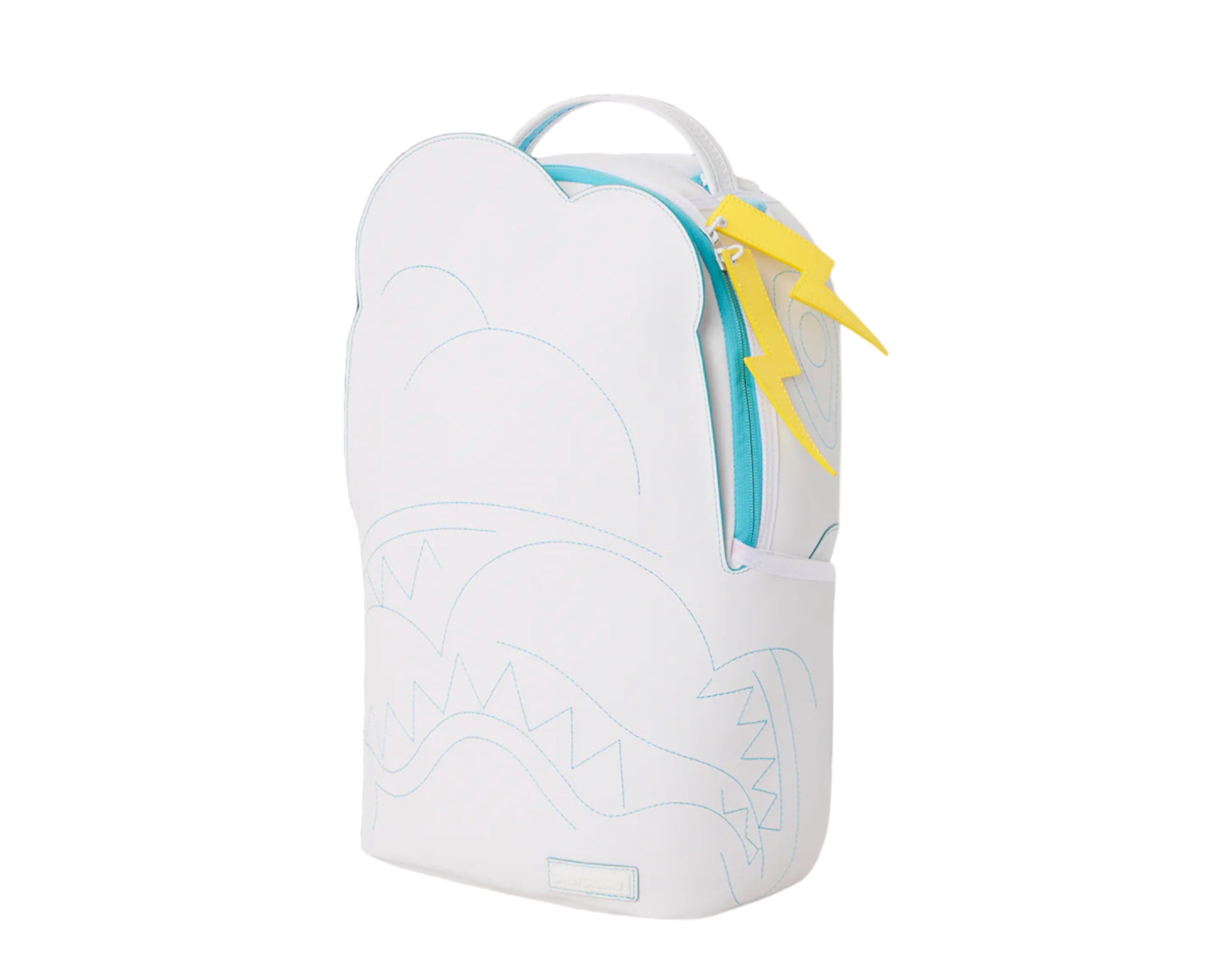 sprayground backpack white