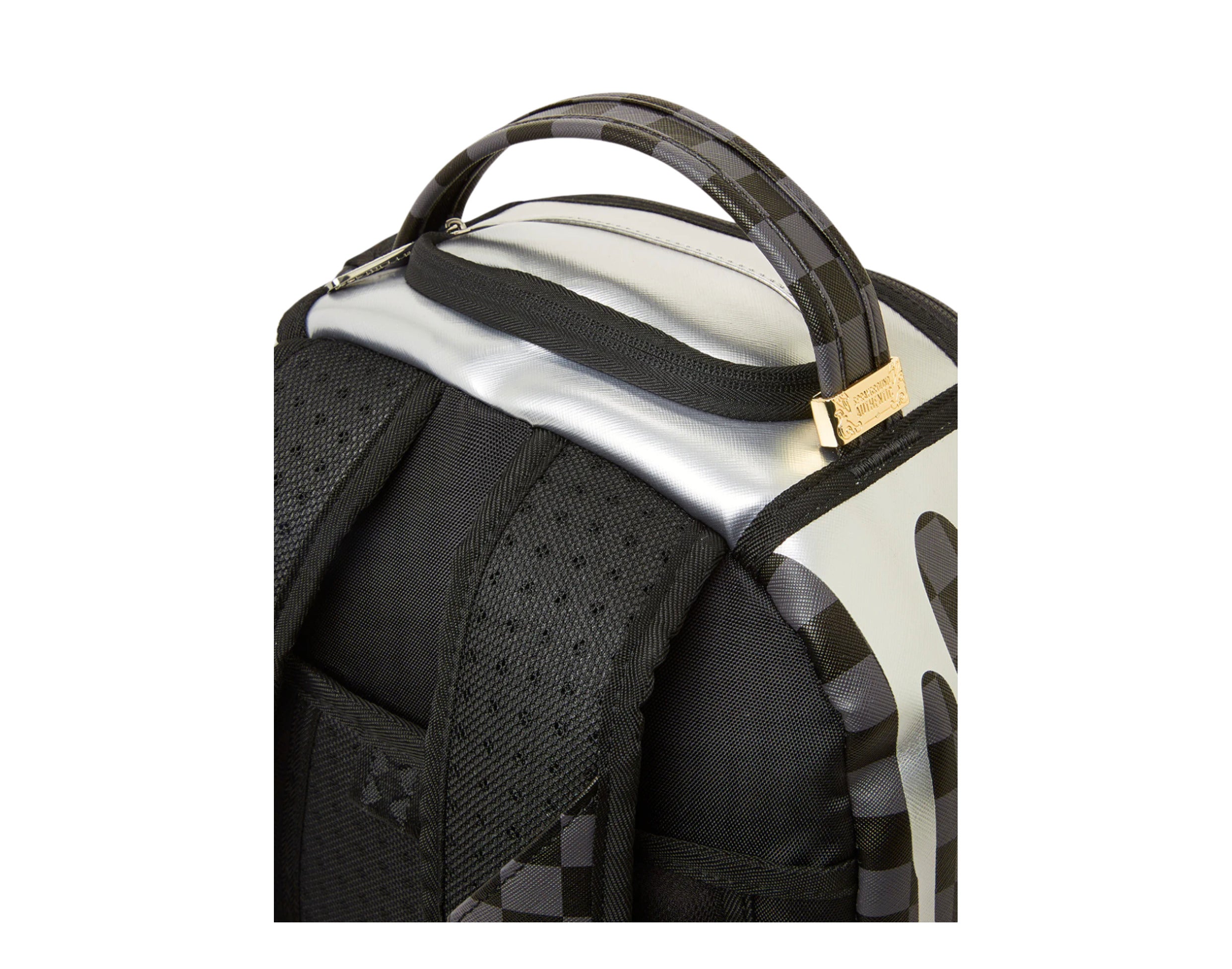 Sprayground Chateau Ghost Platinum Drips Backpack (DLXV)