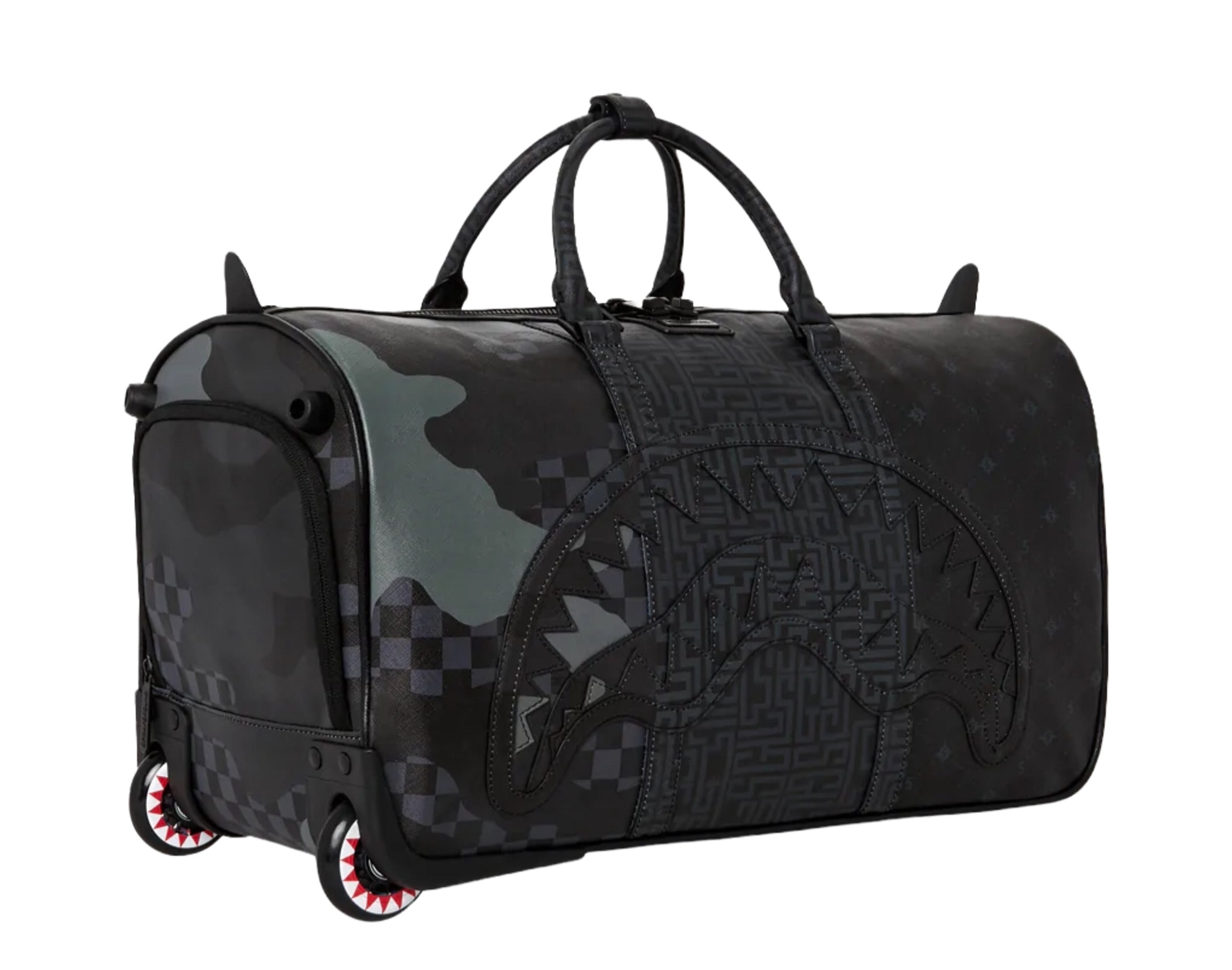 Sprayground 3AM The Trilogy Tri Split Duffle Wheely Bag