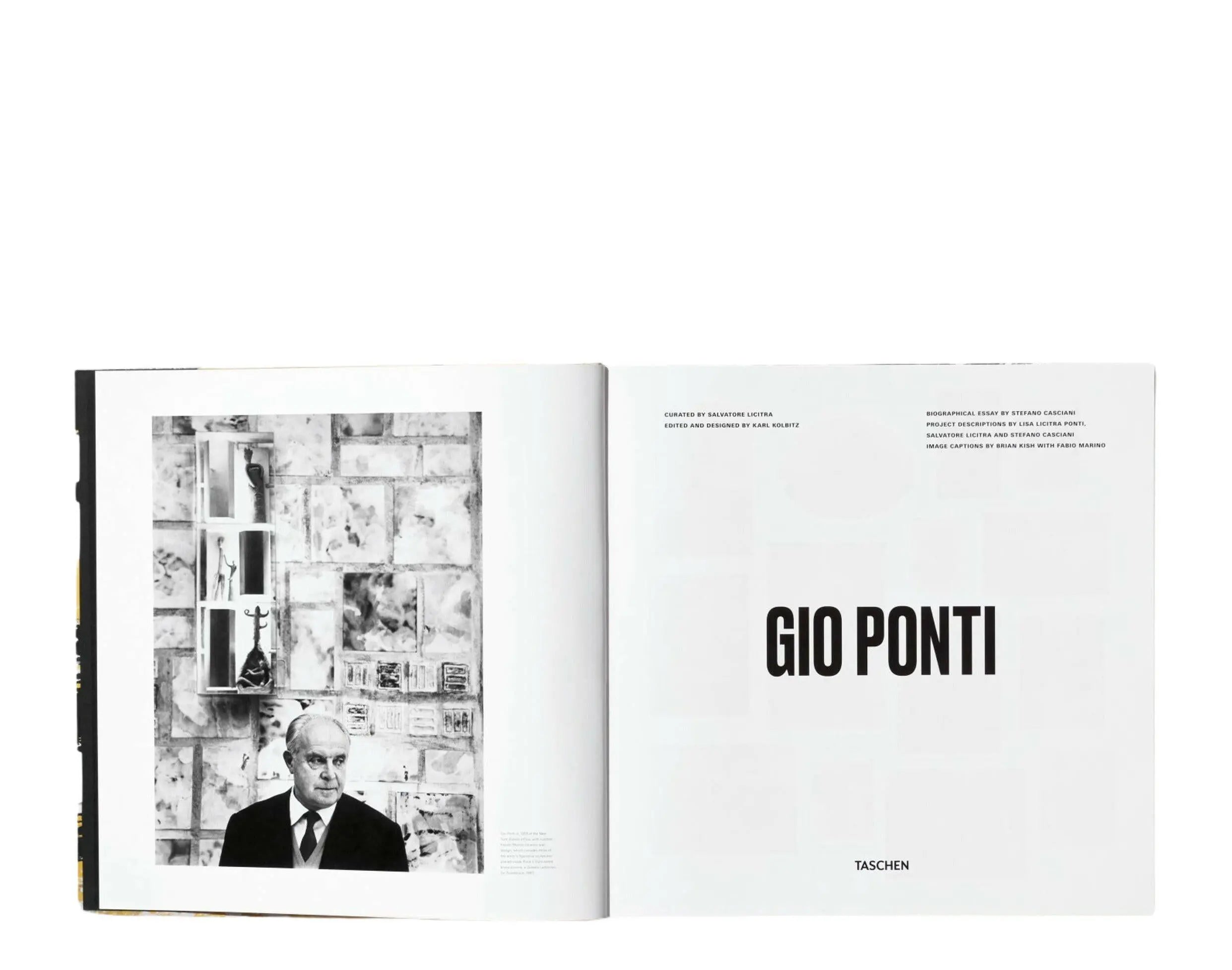 Taschen Books - Gio Ponti Hardcover Book.