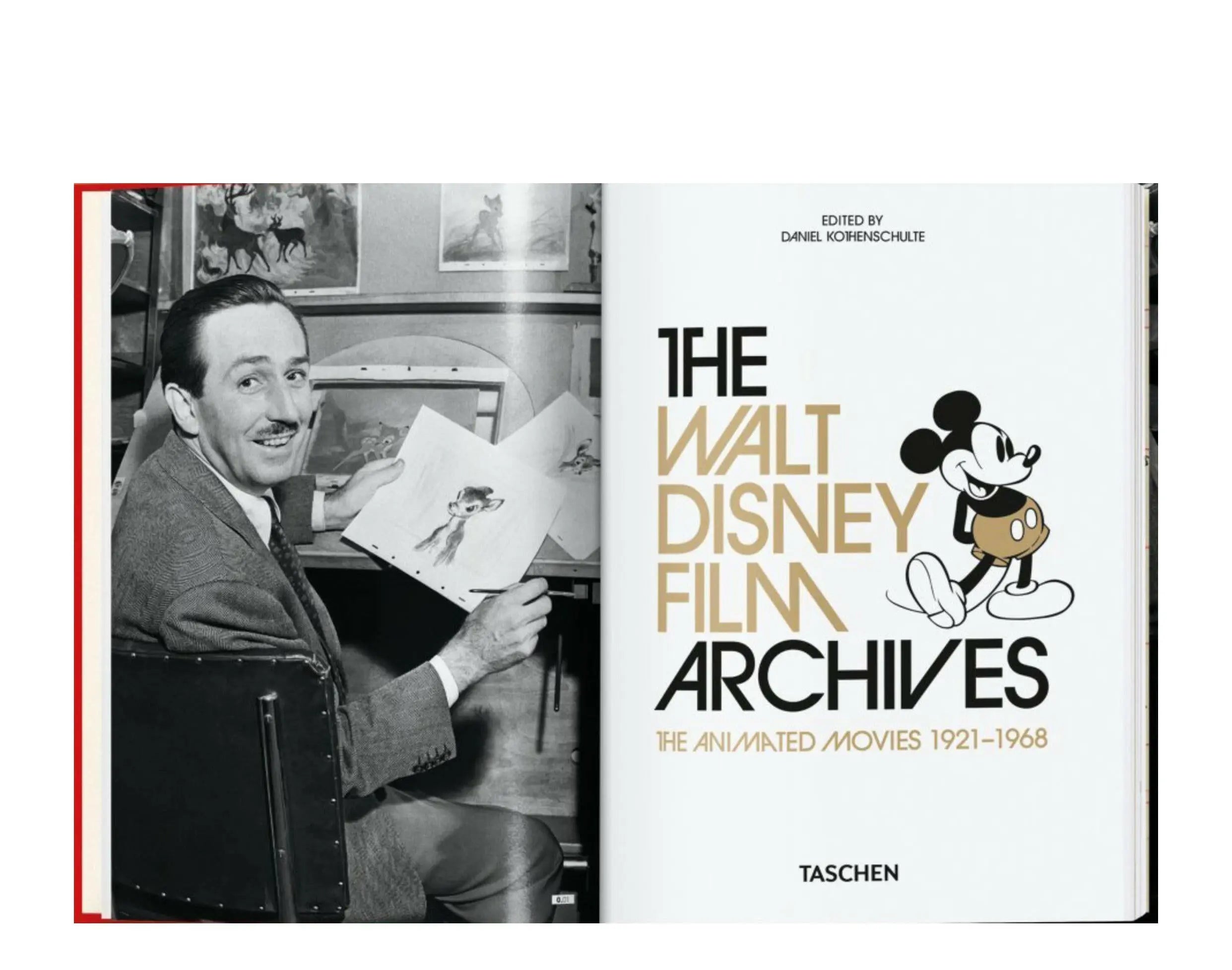 Taschen Books - The Walt Disney Film Archives - The Animated Movies 1921–1968 - 40th Anniversary Edition Hardcover Book.