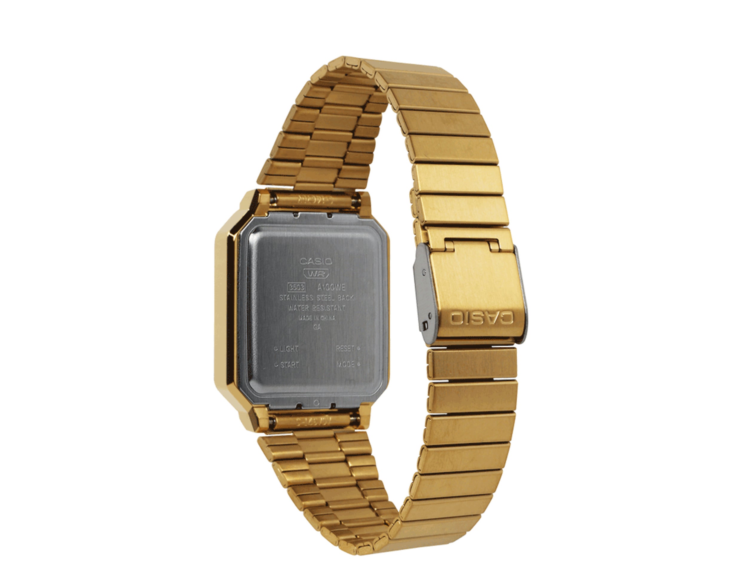 Casio Vintage A100WEG Digital Metal Watch
