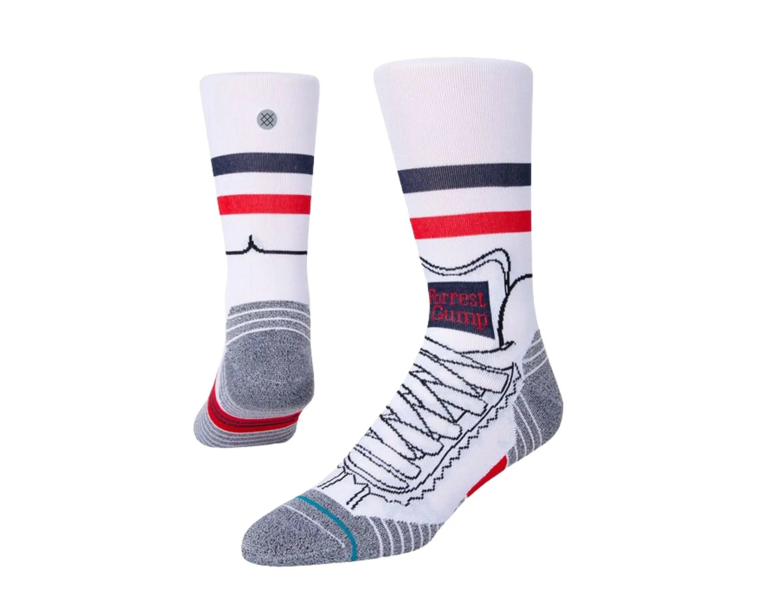 Stance x Forest Gump Feel 360 - Run Forrest Crew Socks.