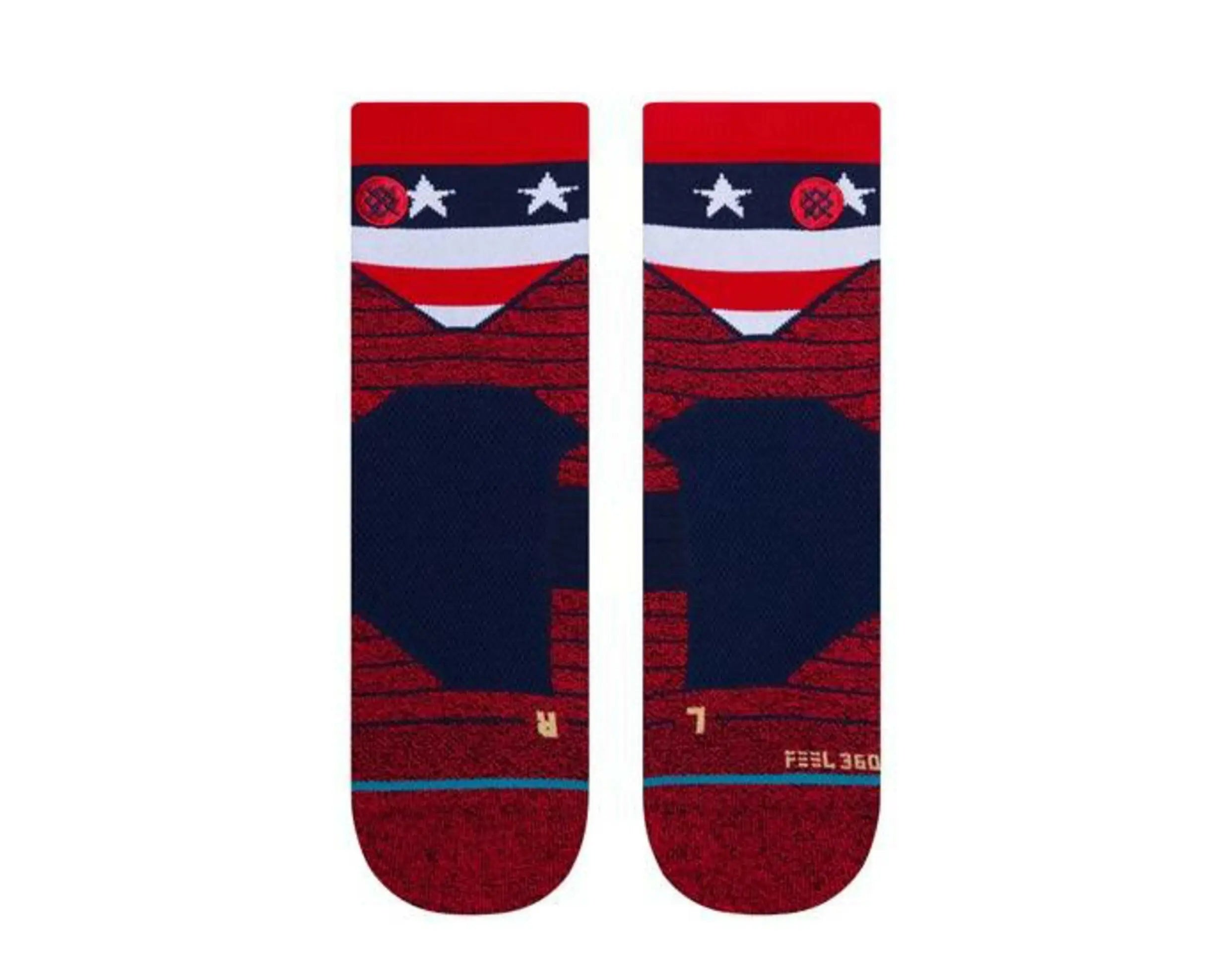 Stance Feel 360 - American QTR Ankle Socks.