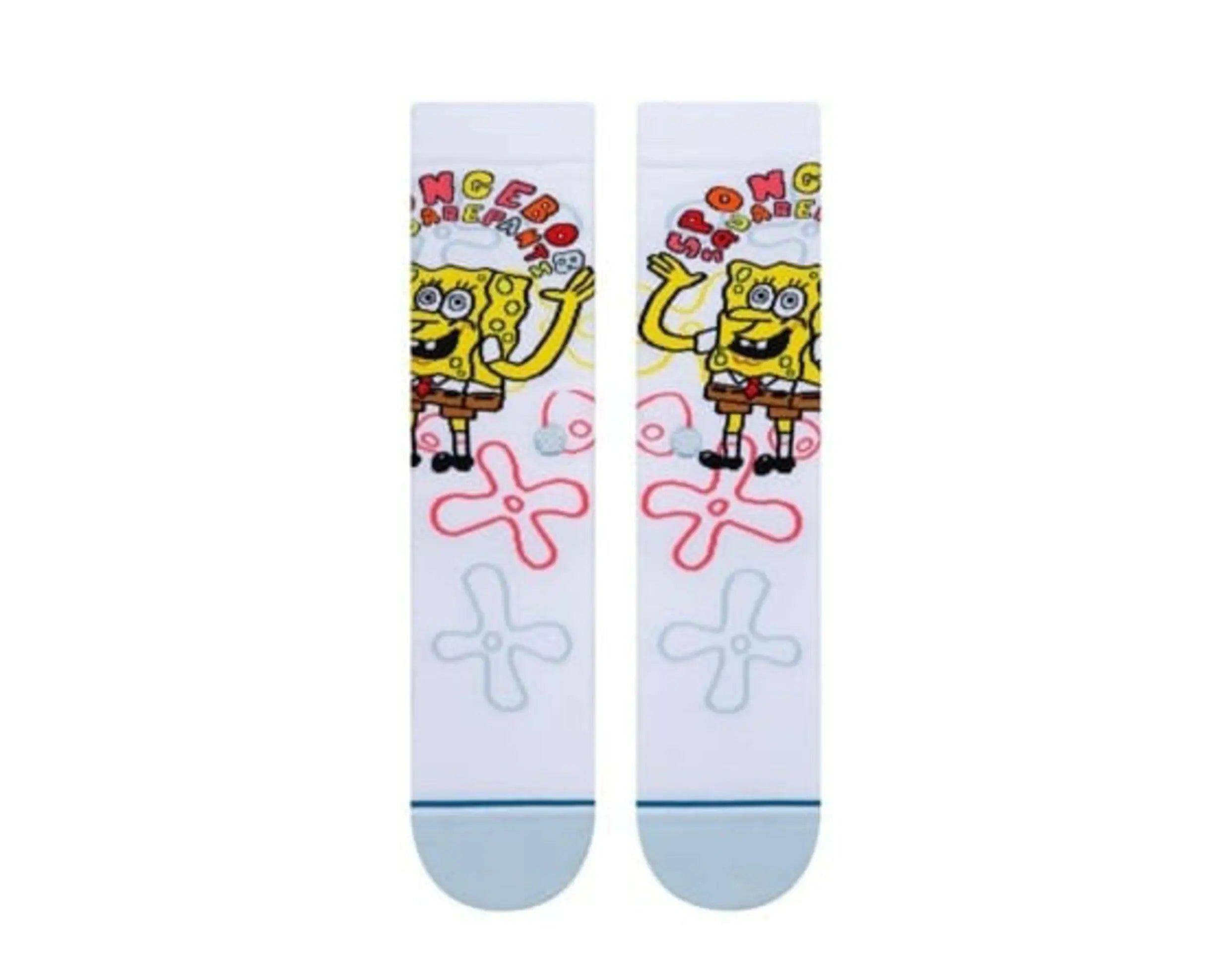 Stance x Sponge Bob Imagination Bob Crew Socks.