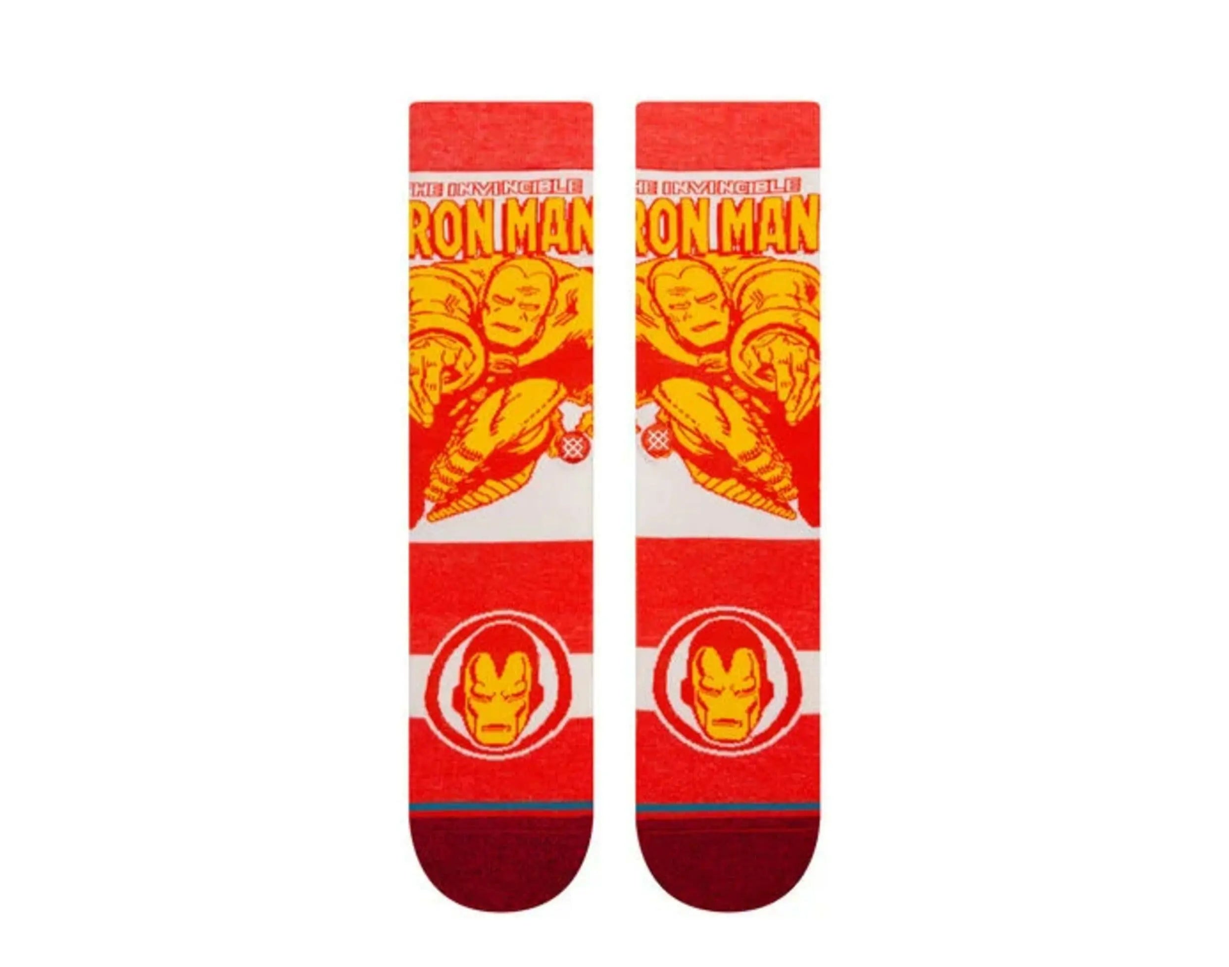 Stance Marvel Iron Man Marquee Crew Socks.