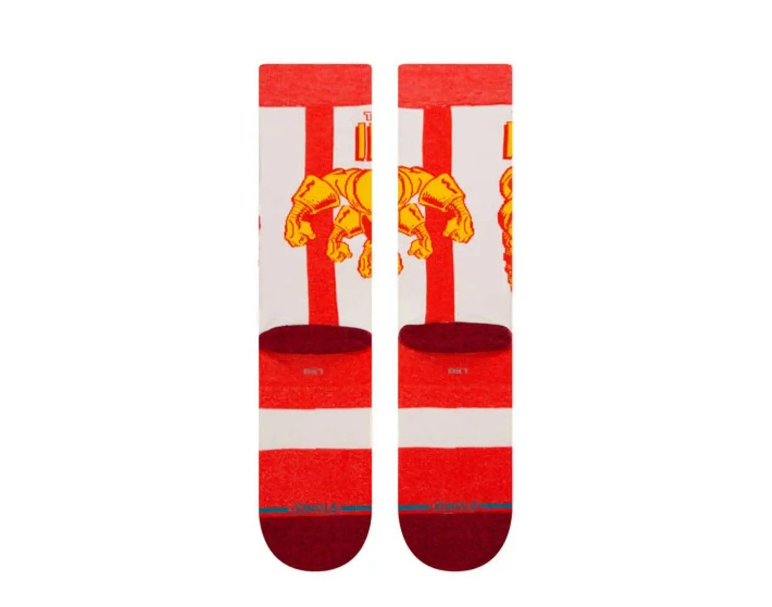 Stance Marvel Iron Man Marquee Crew Socks.