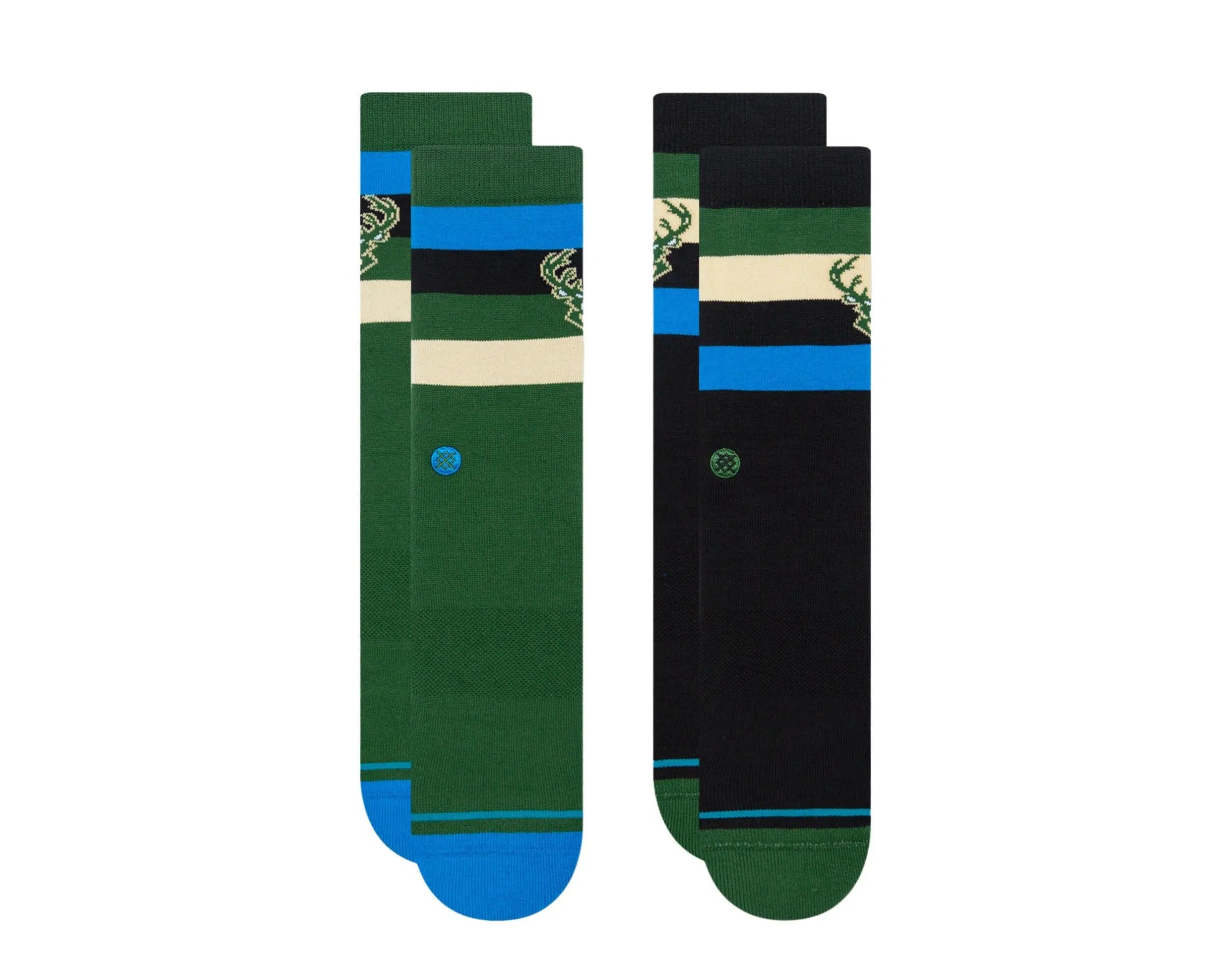 Stance x NBA Bucks ST 2-Pack Crew Socks.