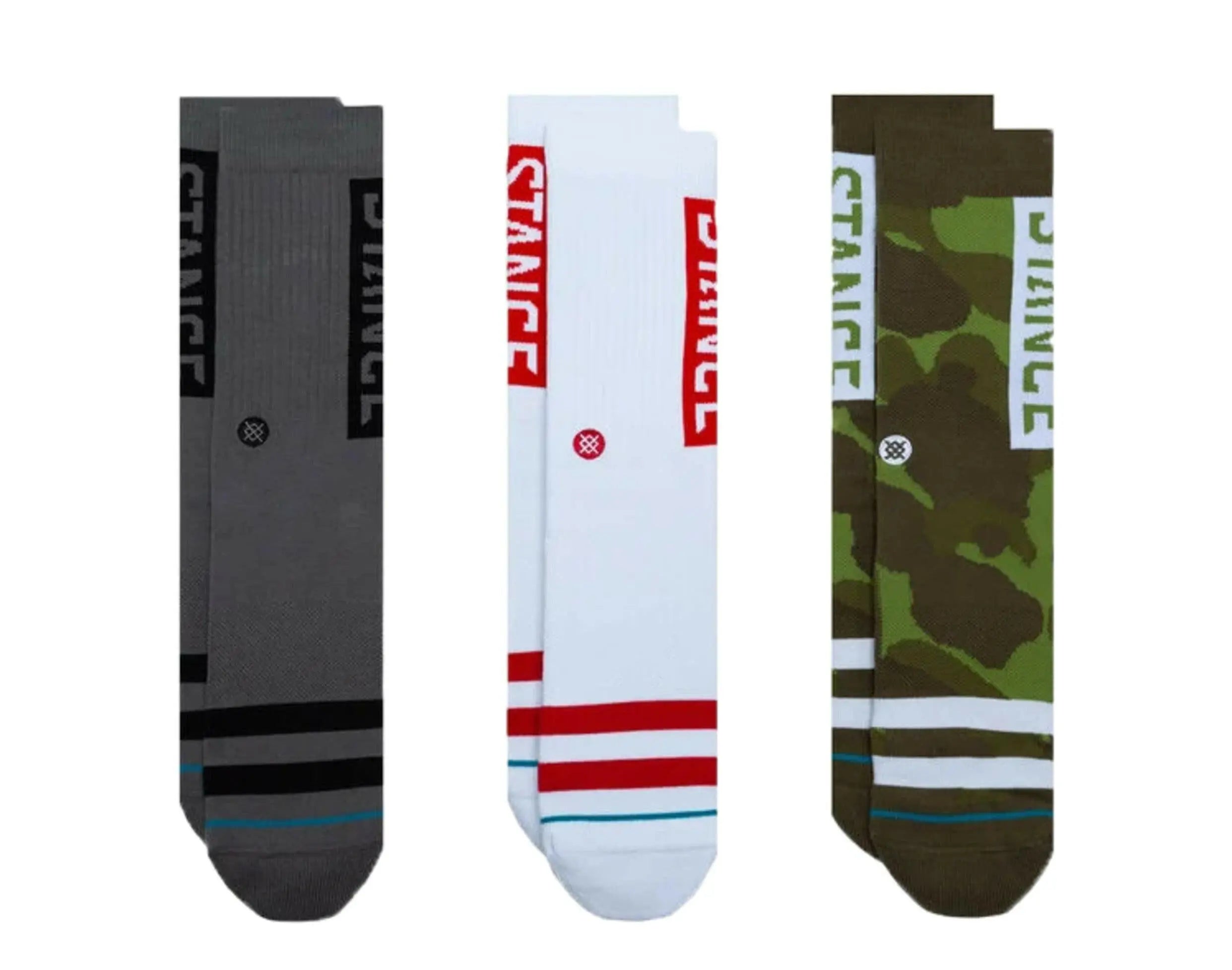 Stance UnCommon Solids Classic The OG Crew Socks 3-Pack.