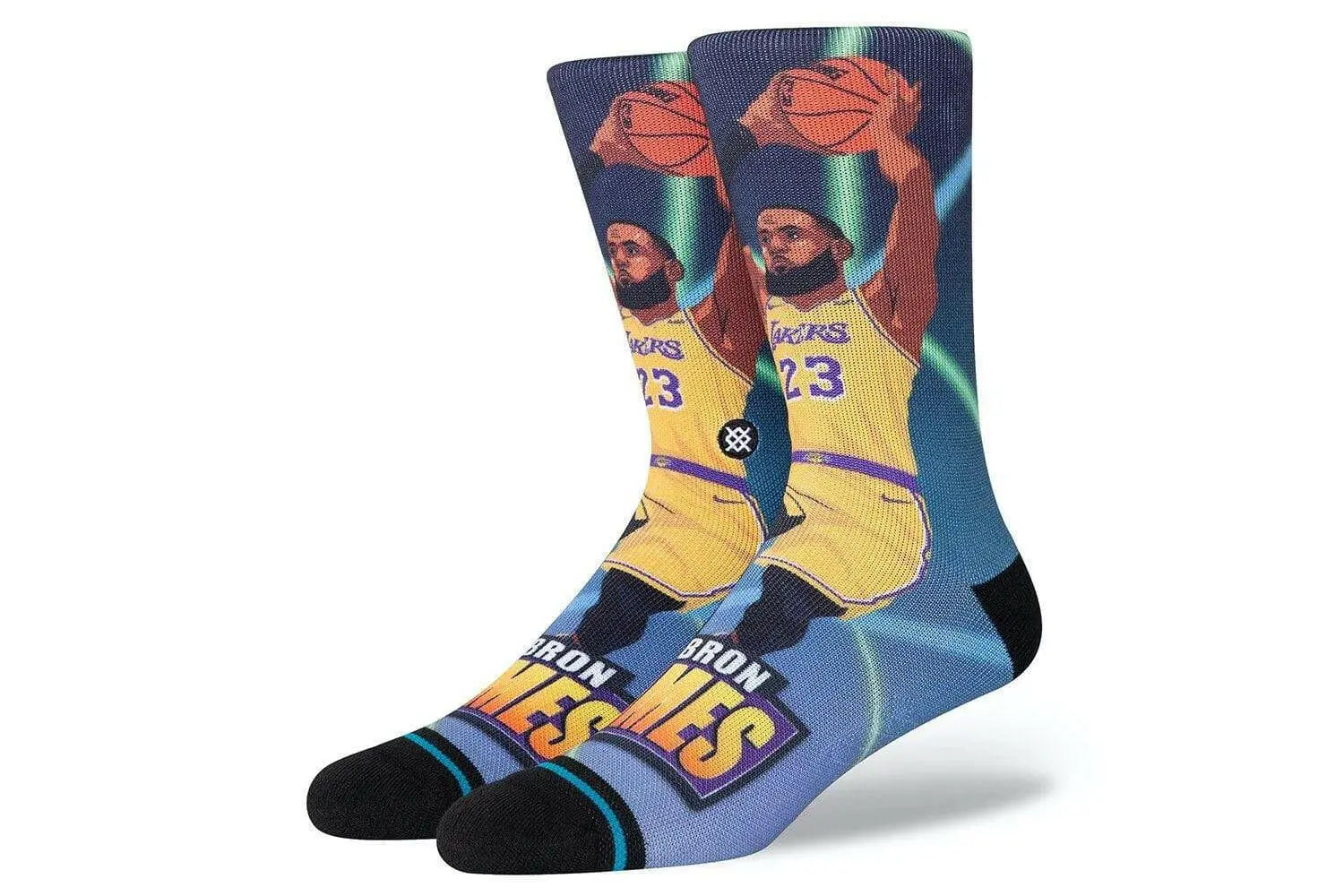 Stance Casual NBA Lebron James Fast Break Crew Socks.
