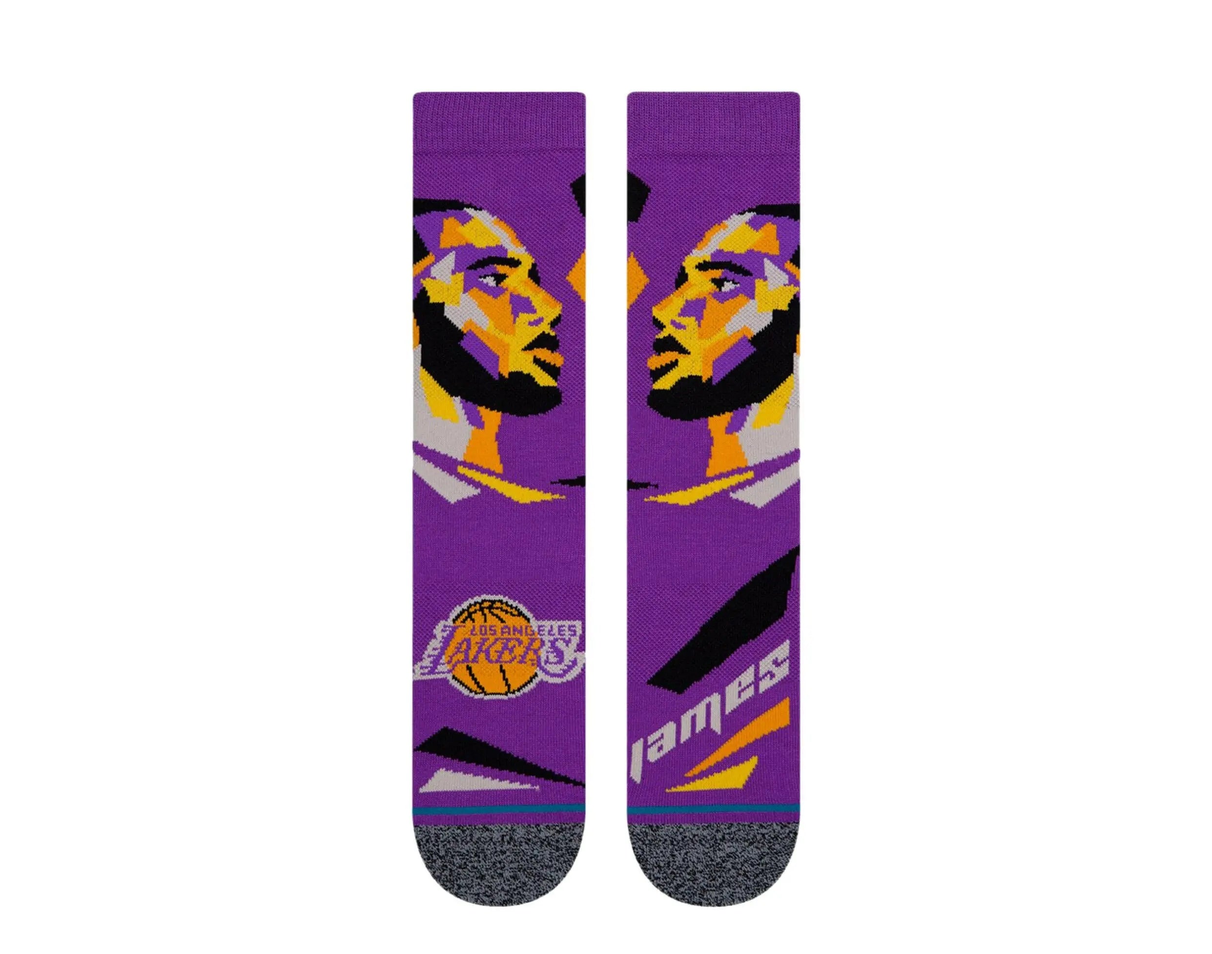 Stance Casual NBA Lebron James Profiler Crew Socks.