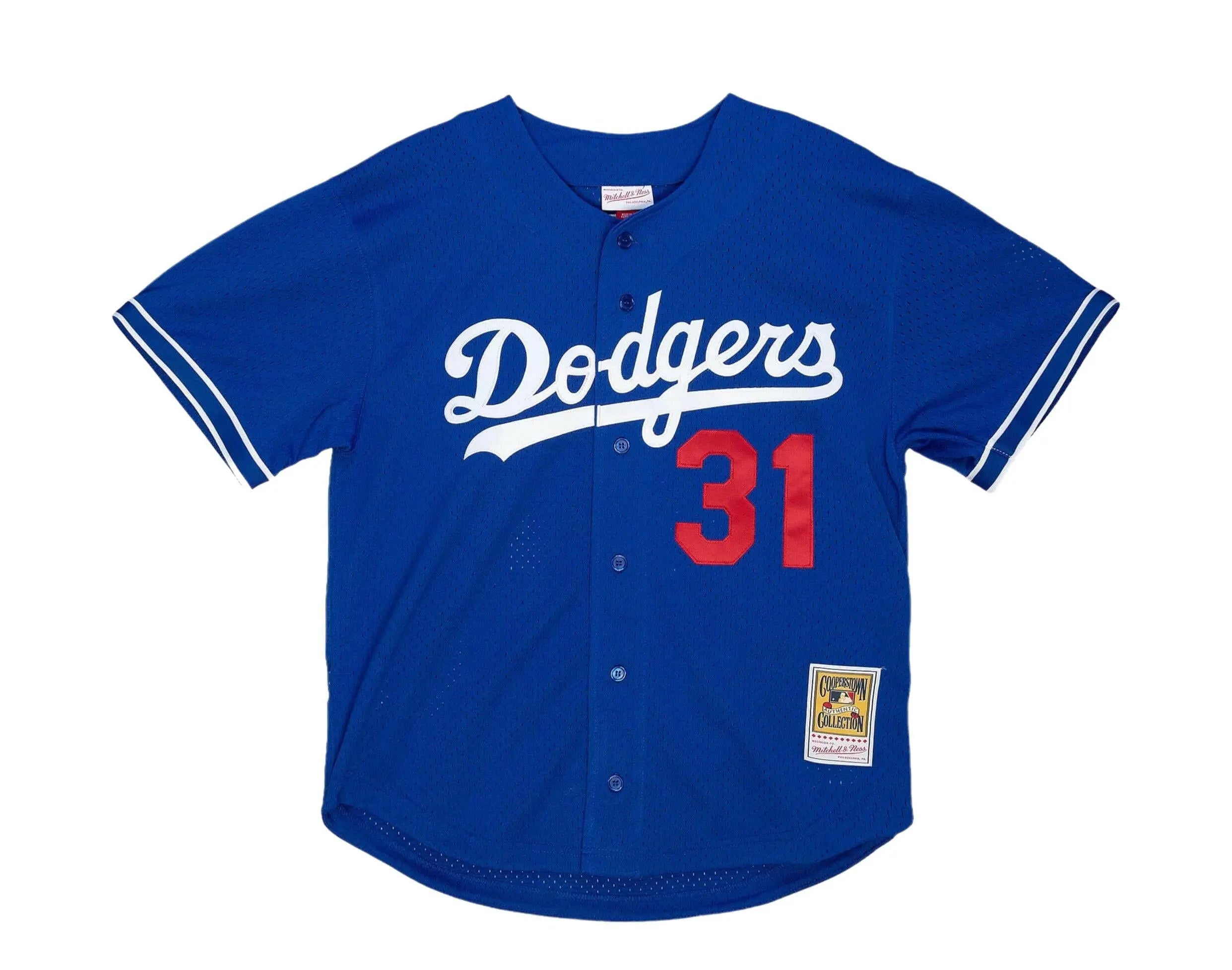 Mitchell & Ness Authentic Mesh BP Los Angeles Dodgers 1997 Mike Piazza Jersey.