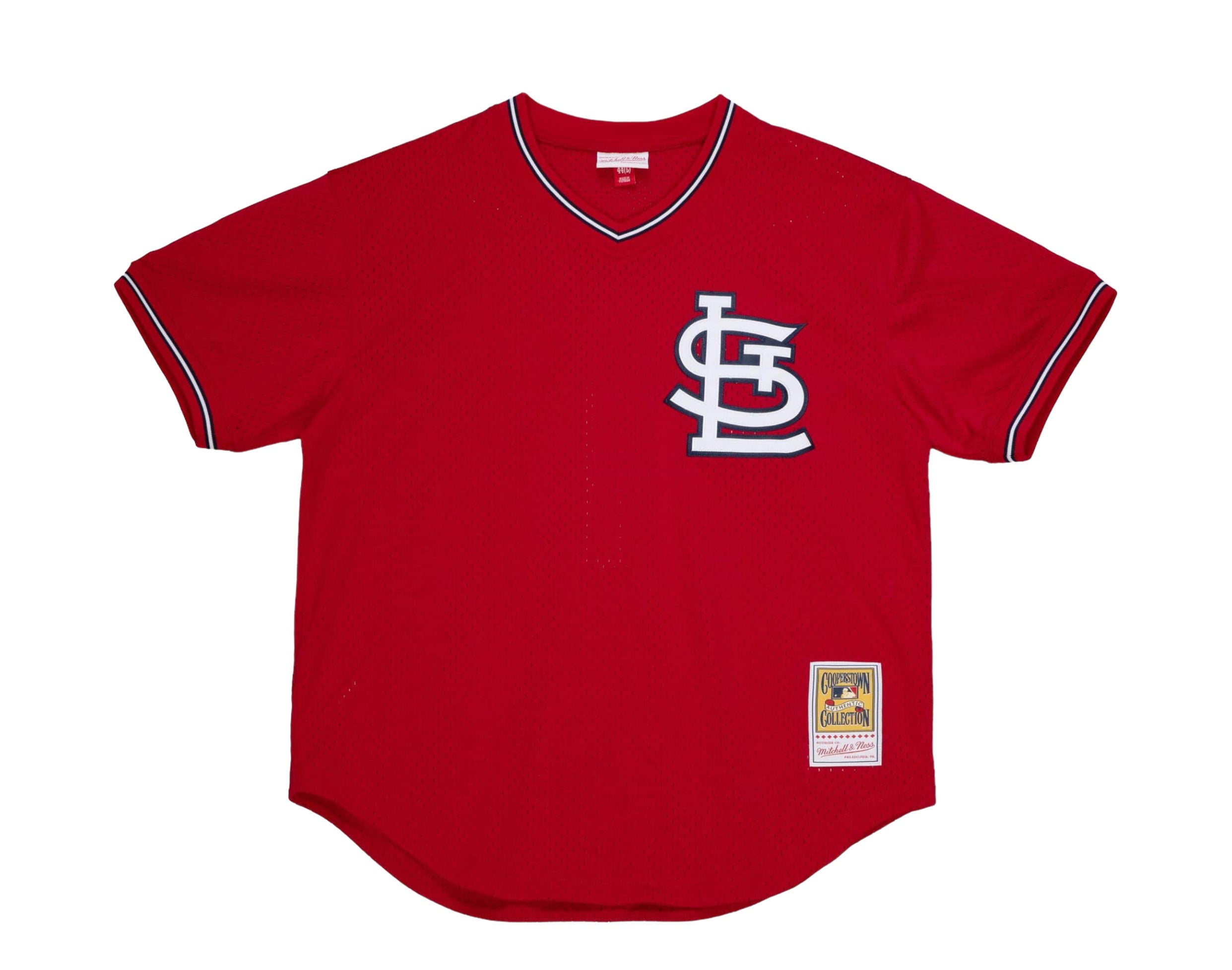 Mitchell & Ness Authentic Ozzie Smith St. Louis Cardinals 1996 Pullove –  NYCMode