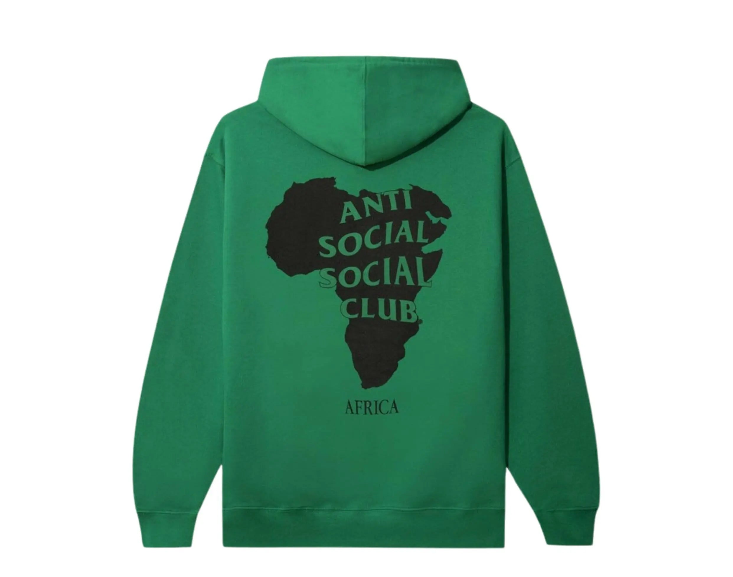 Anti Social Social Club Africa Green Hoodie.