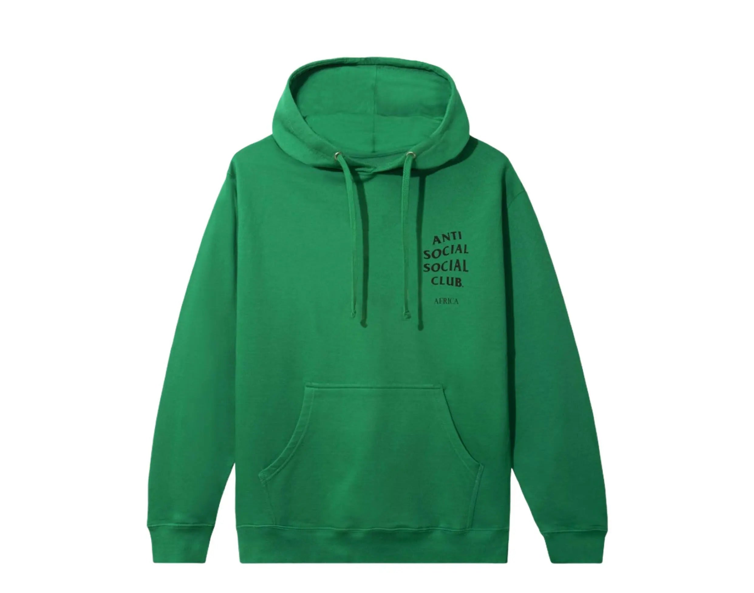 Anti Social Social Club Africa Green Hoodie.