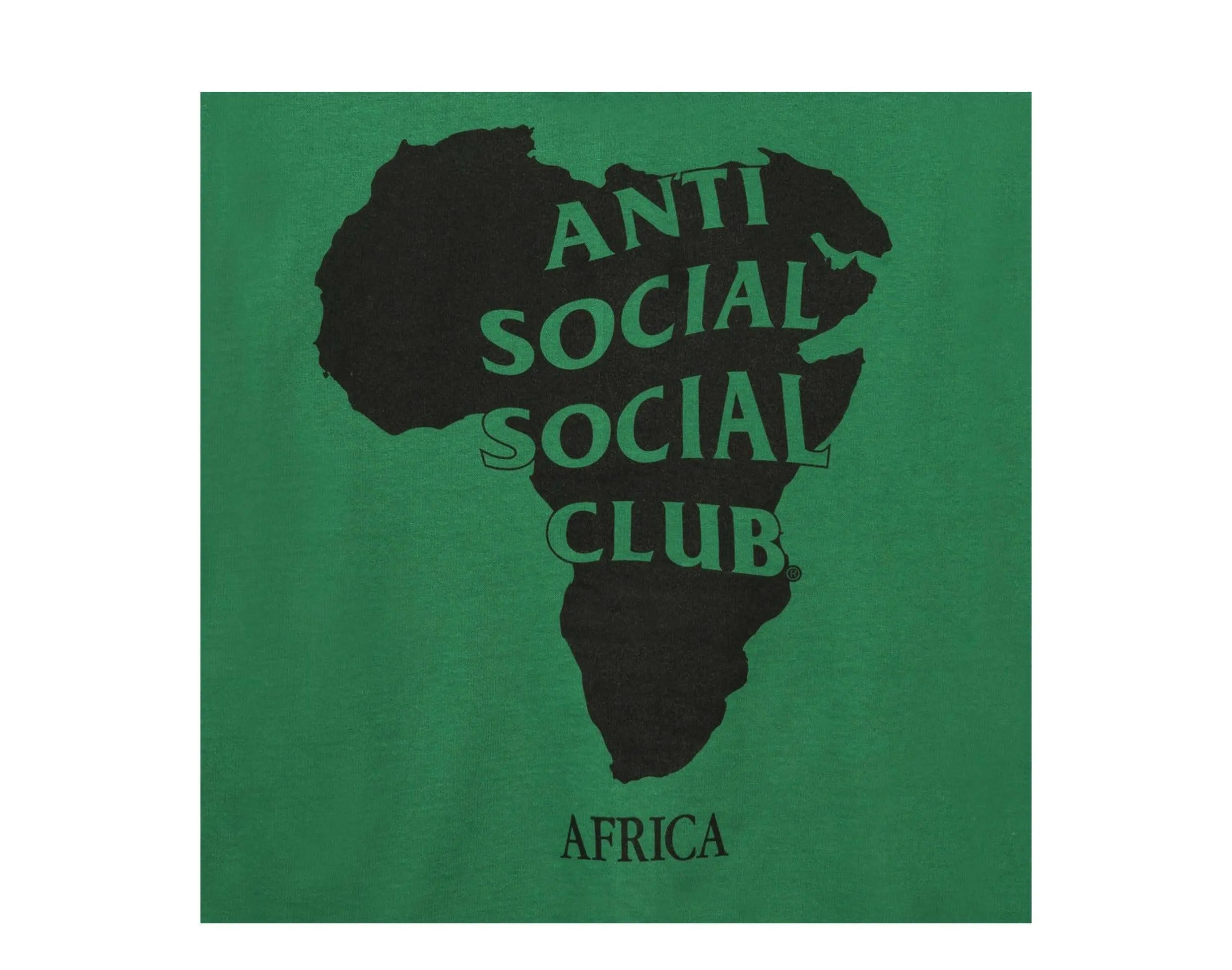 Anti Social Social Club Africa Green Hoodie.