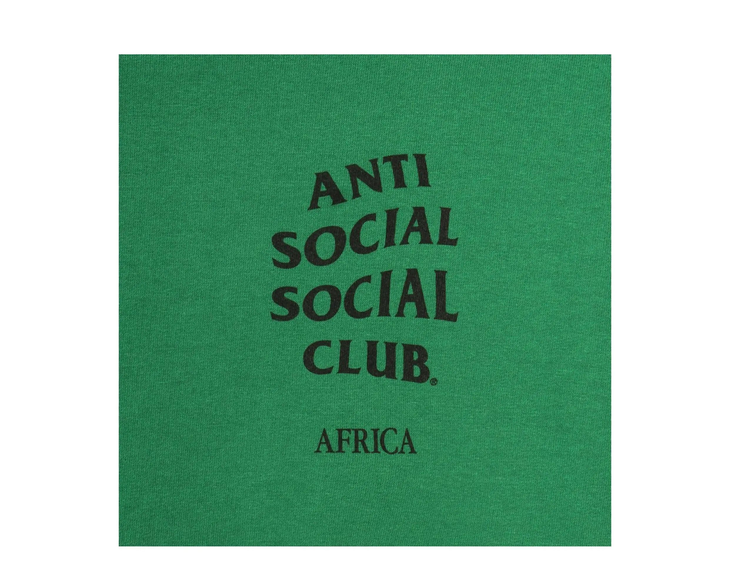 Anti Social Social Club Africa Green Hoodie.