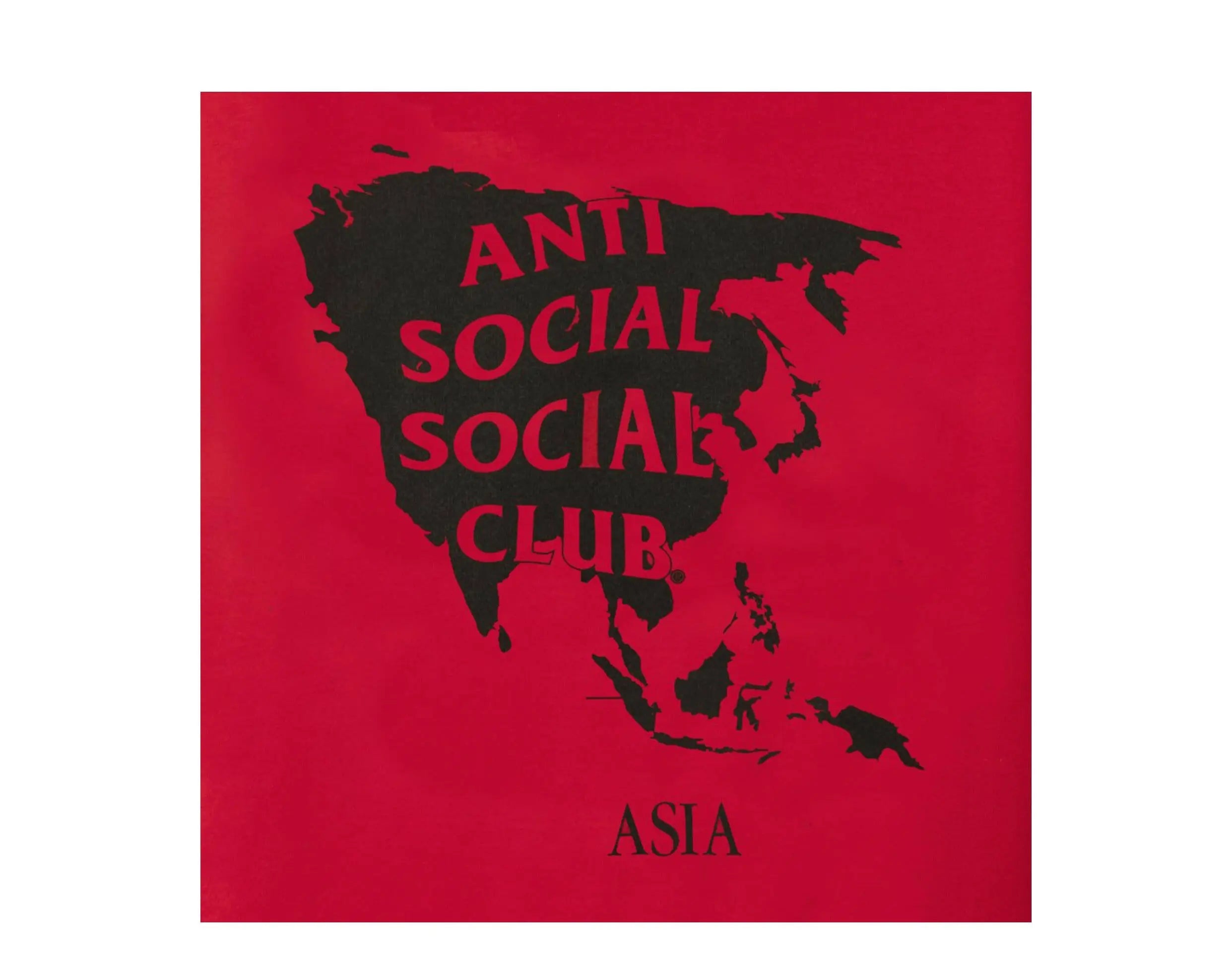 Anti Social Social Club Asia Red Hoodie.