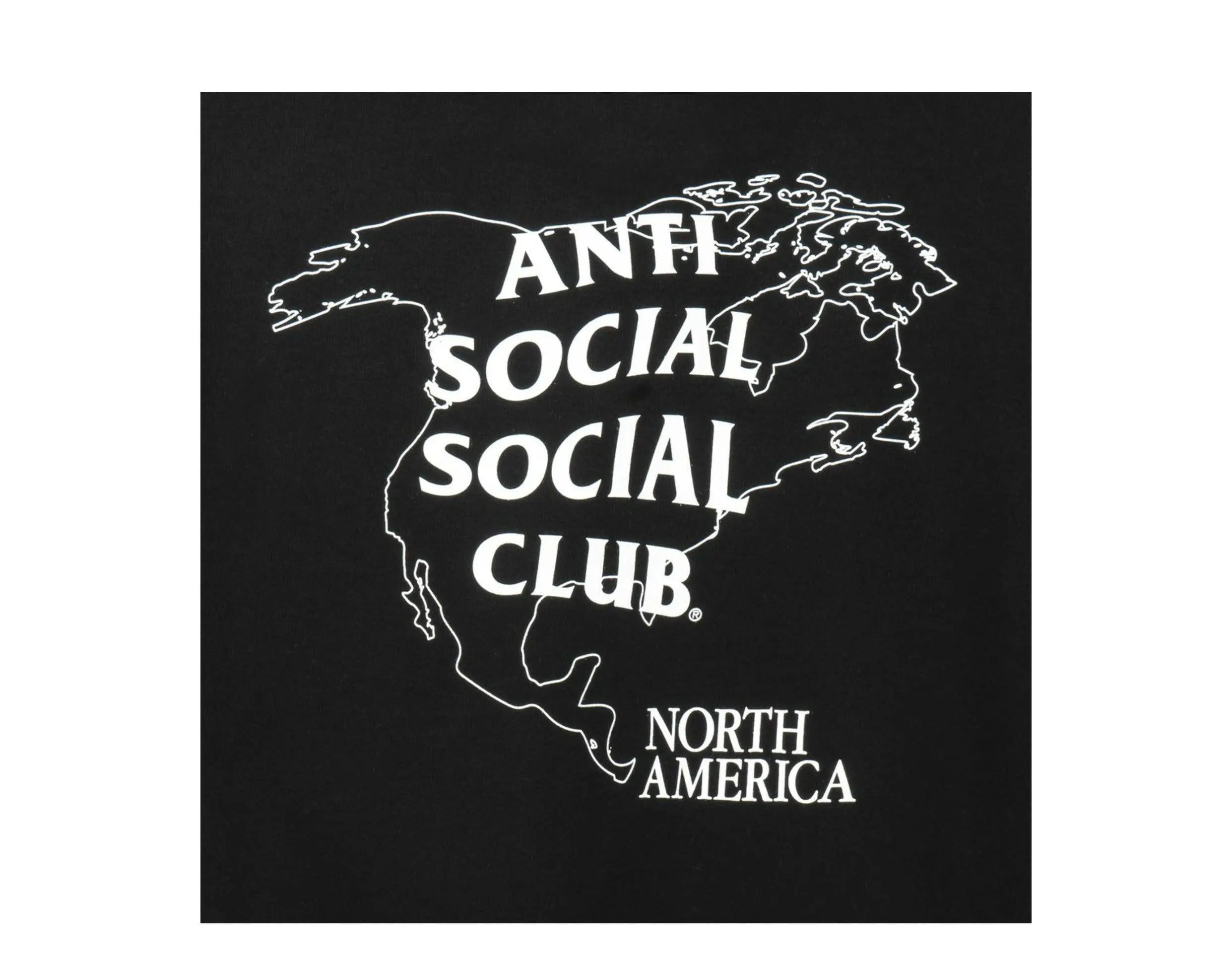 Anti Social Social Club North America Black Hoodie.