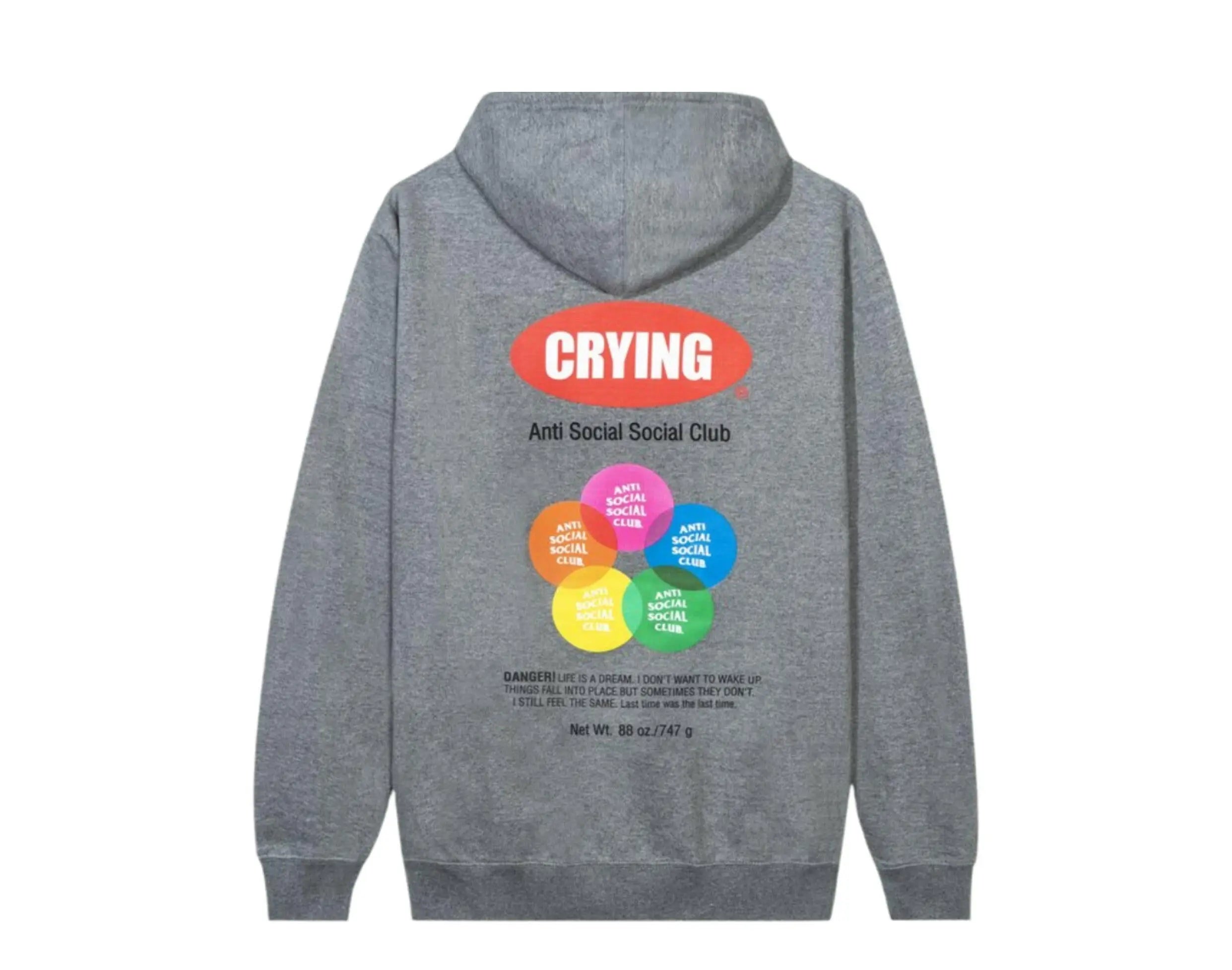 Anti Social Social Club Toy With Me Grey Hoodie.