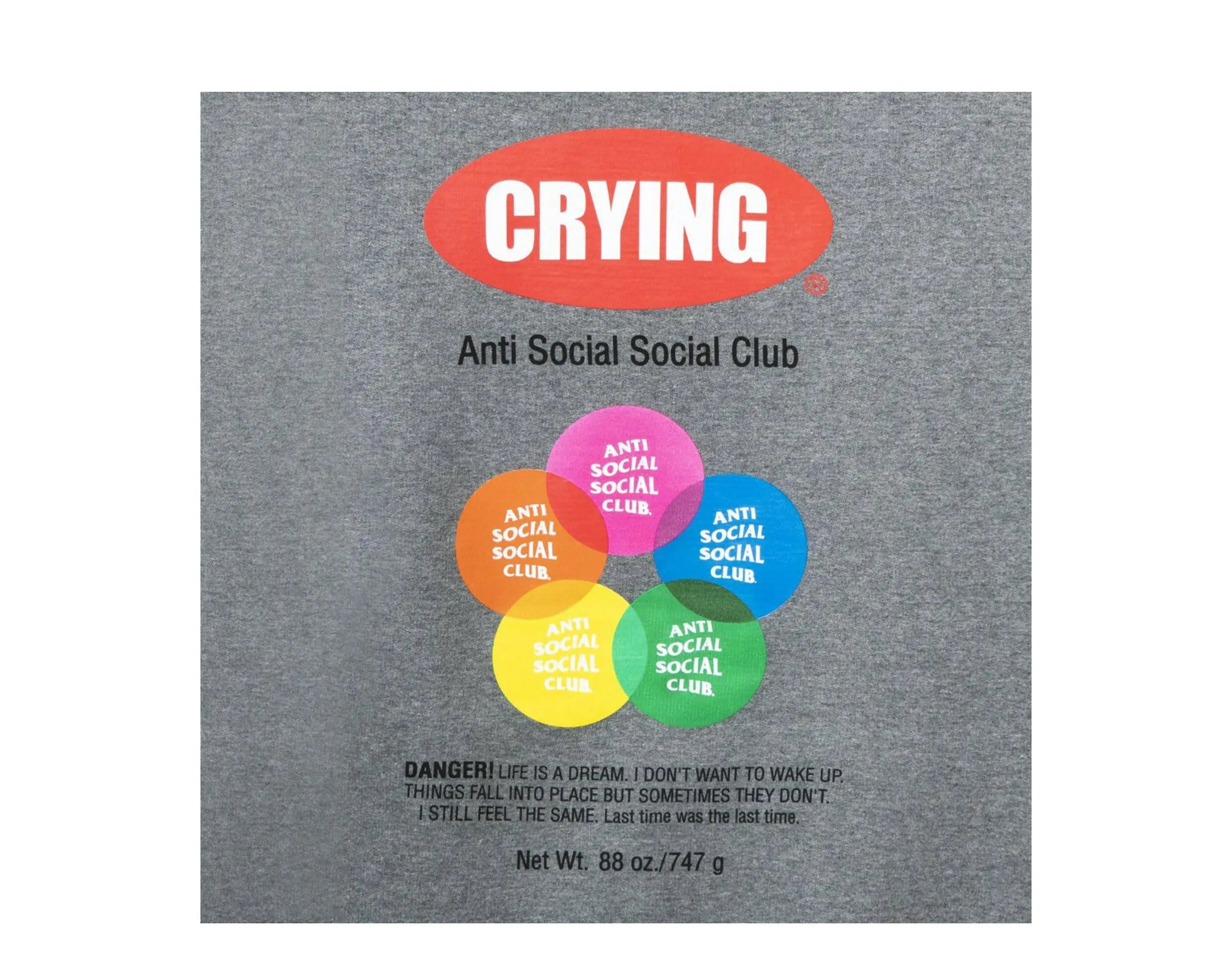 Anti Social Social Club Toy With Me Grey Hoodie.