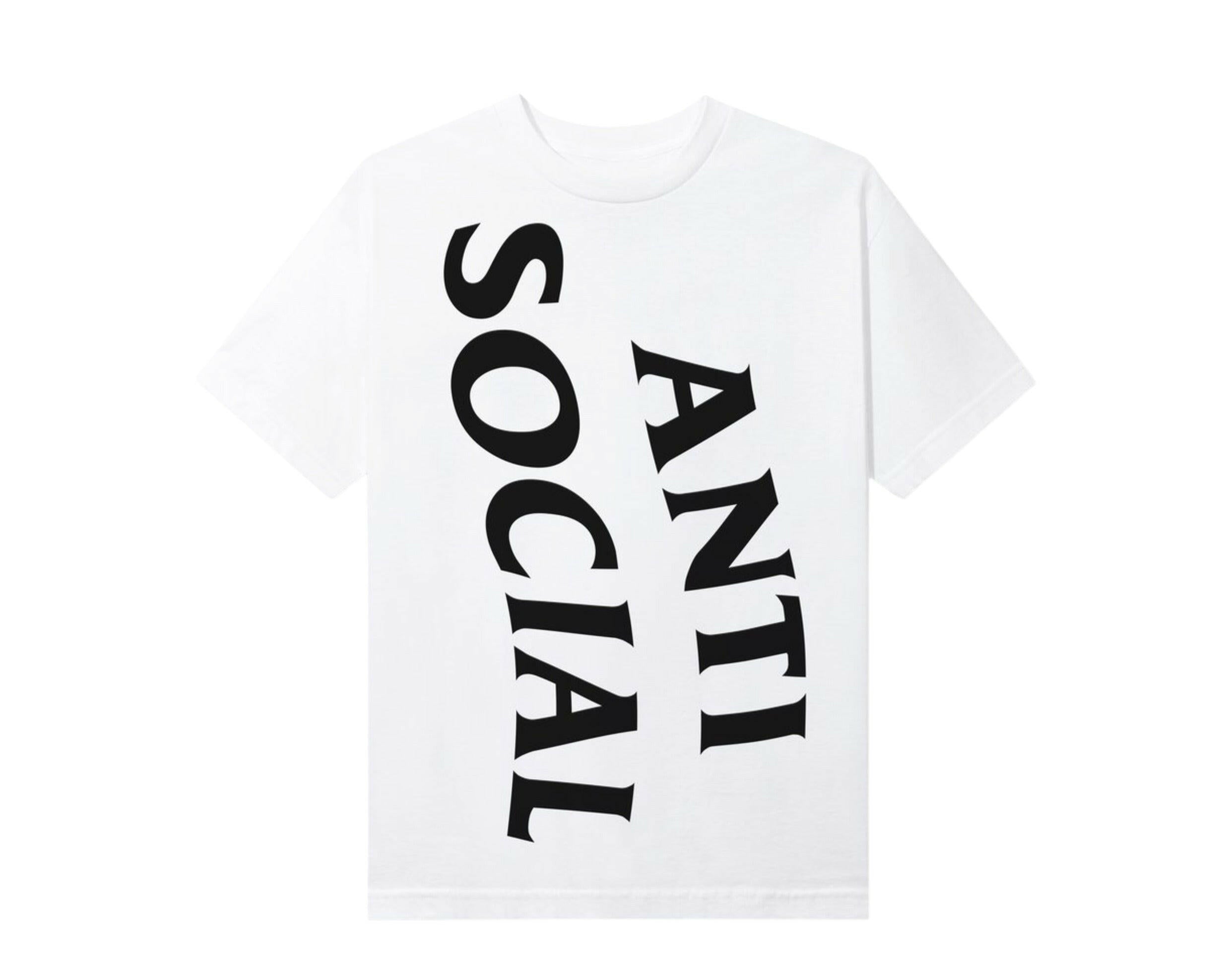 Anti Social Social Club Vertical Horizon White Tee.