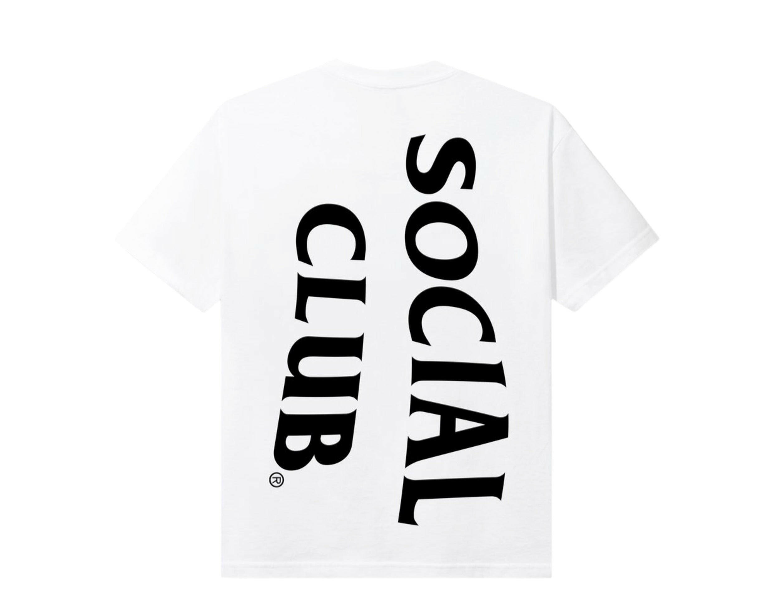 Anti Social Social Club Vertical Horizon White Tee.