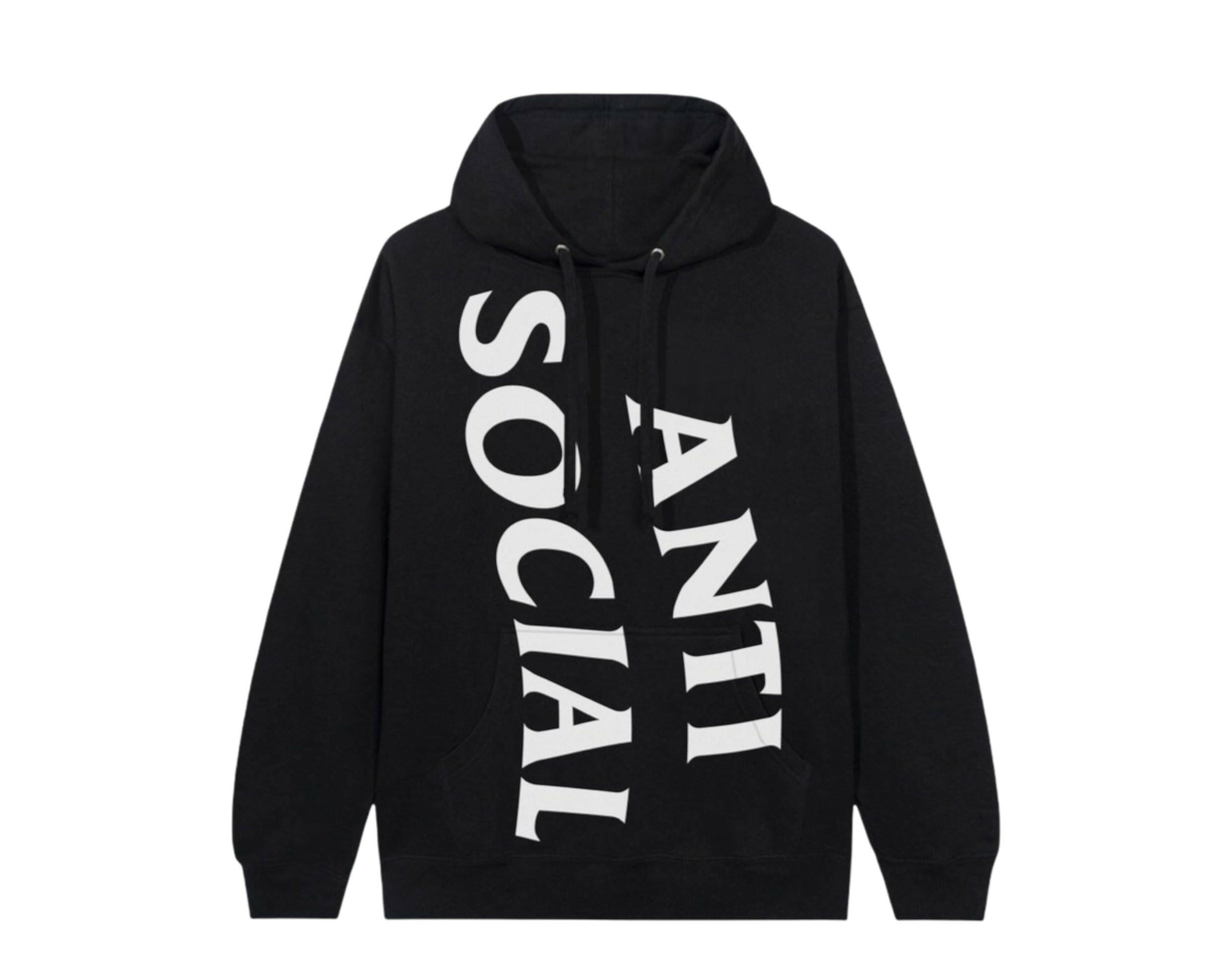Anti Social Social Club Vertical Horizon Black Hoodie.