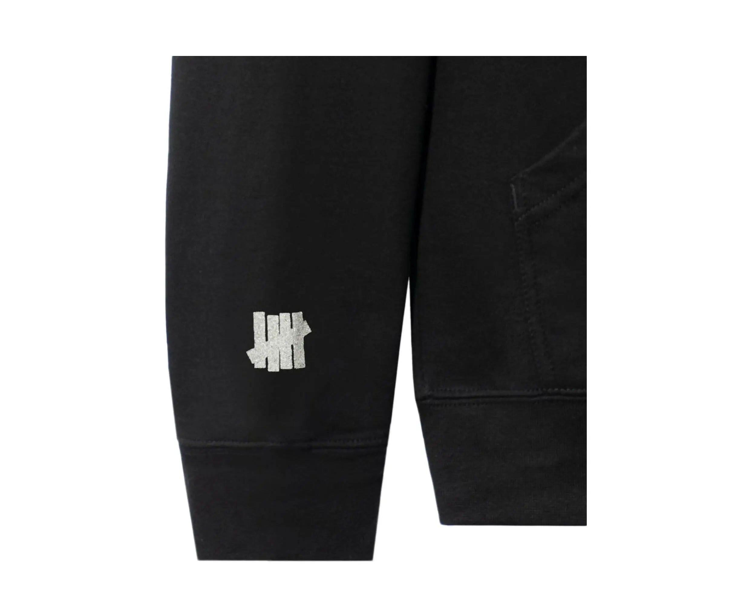 Anti Social Social Club X Undefeated Paranoid Black Hoodie (3M Reflective).