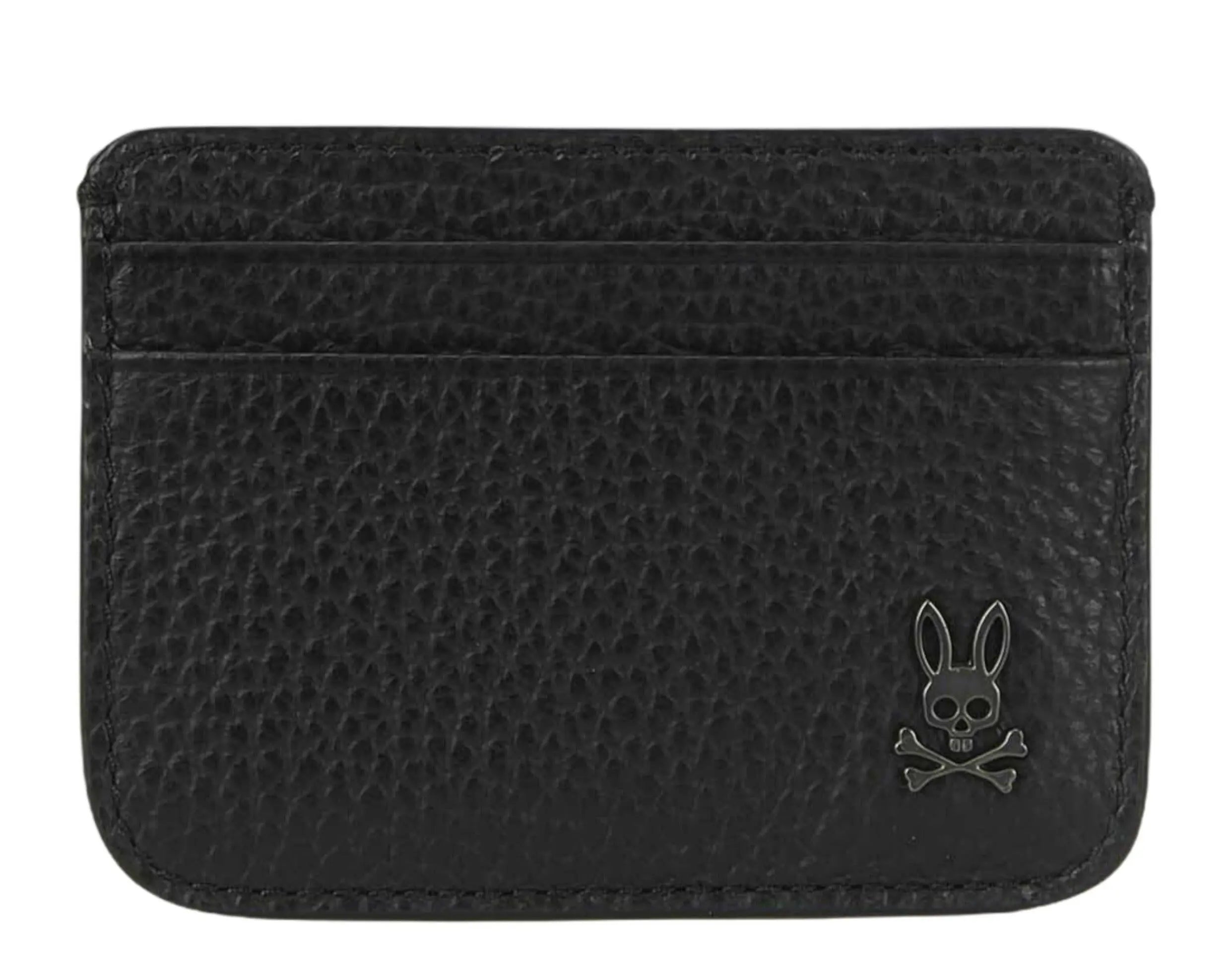 Psycho Bunny Leather Card Holder.