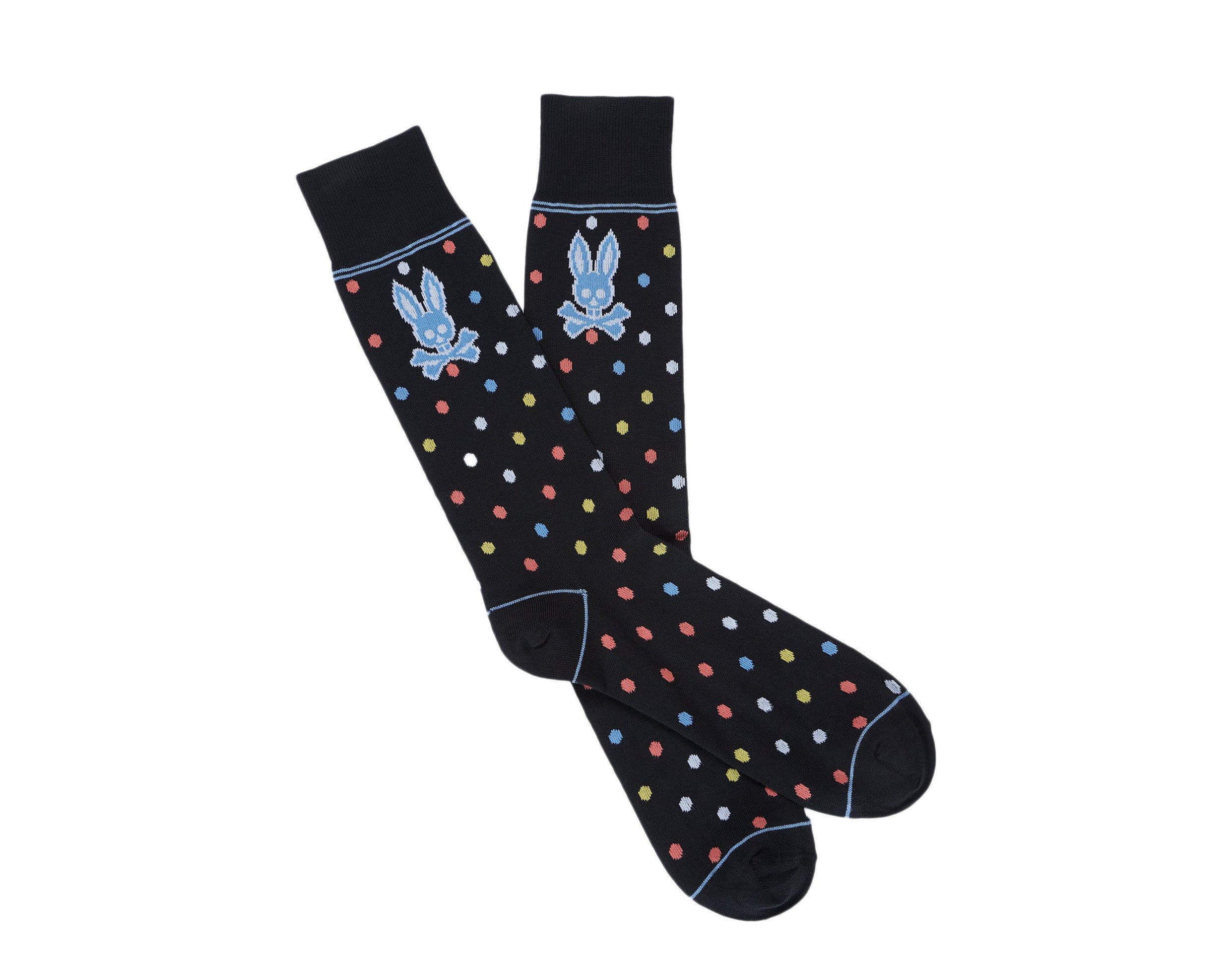 Psycho Bunny Polka Dot Men's Sock
