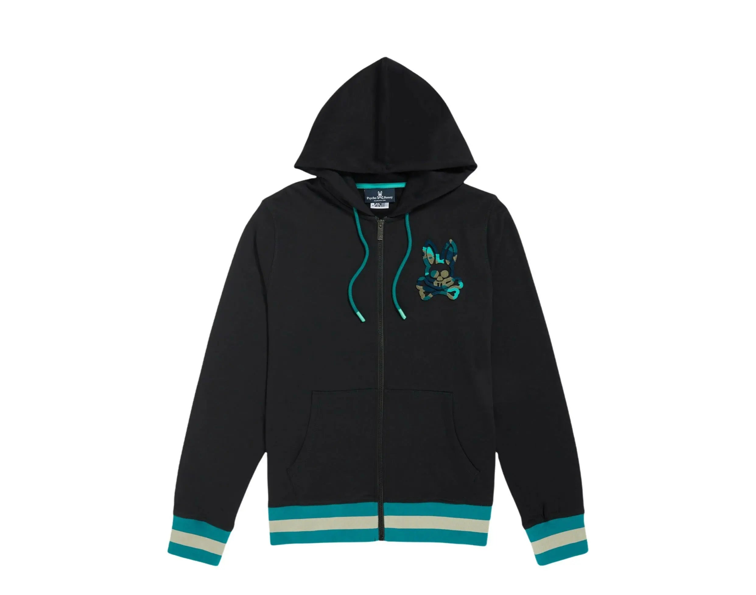 Psycho Bunny Howgate Camo Zip-Up Men's Hoodie.