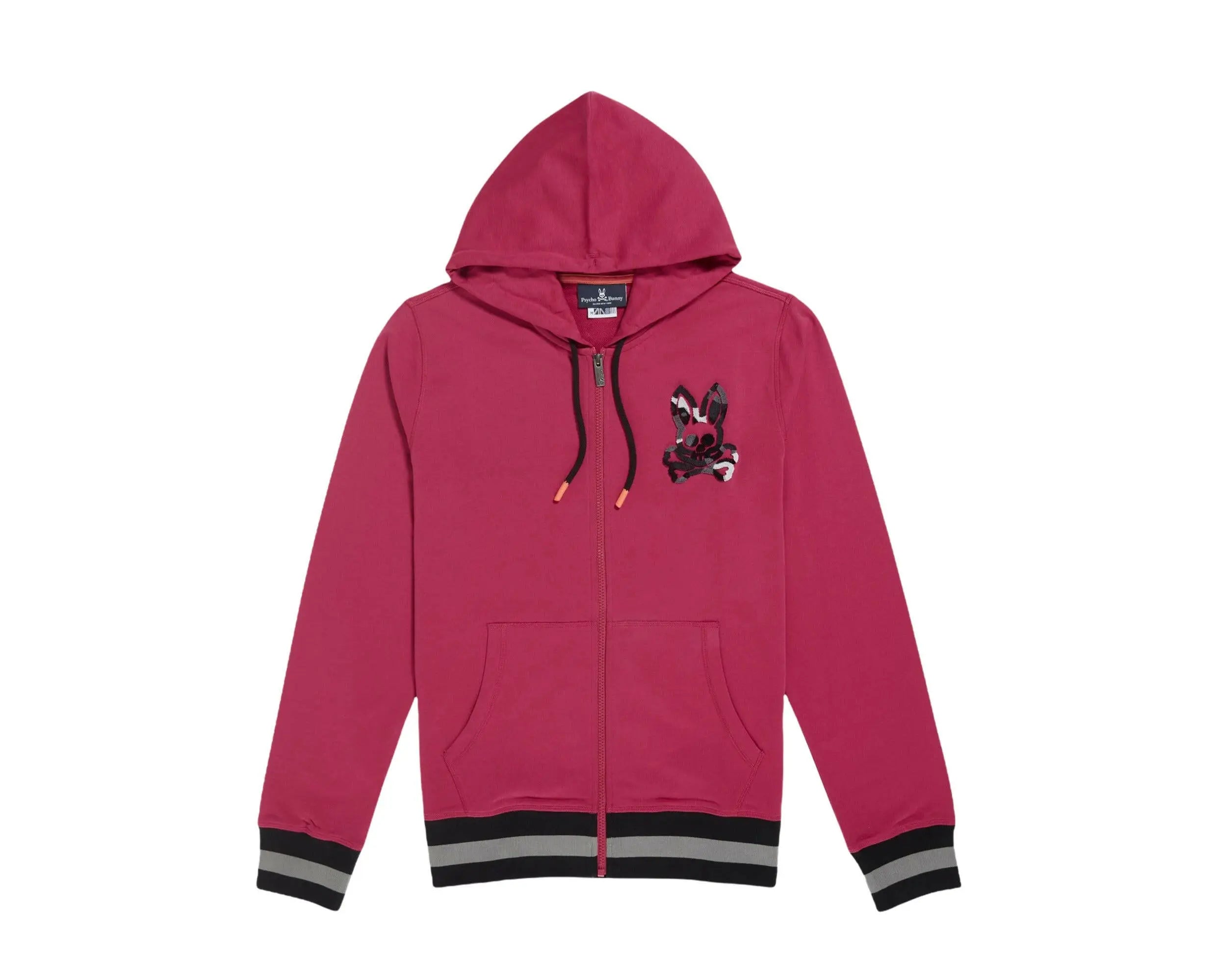 Psycho Bunny Howgate Camo Zip-Up Men's Hoodie.