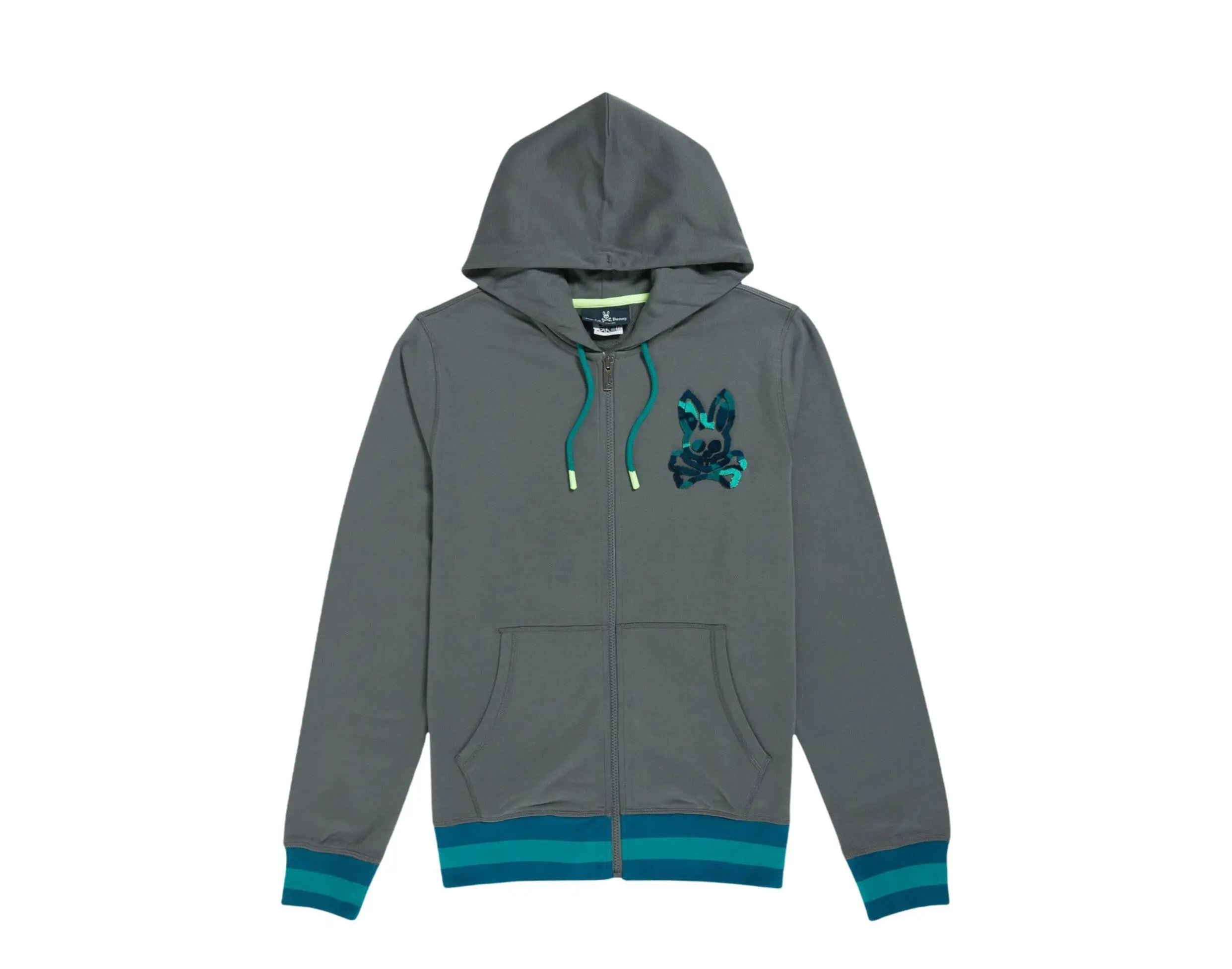 Psycho Bunny Howgate Camo Zip-Up Men's Hoodie.
