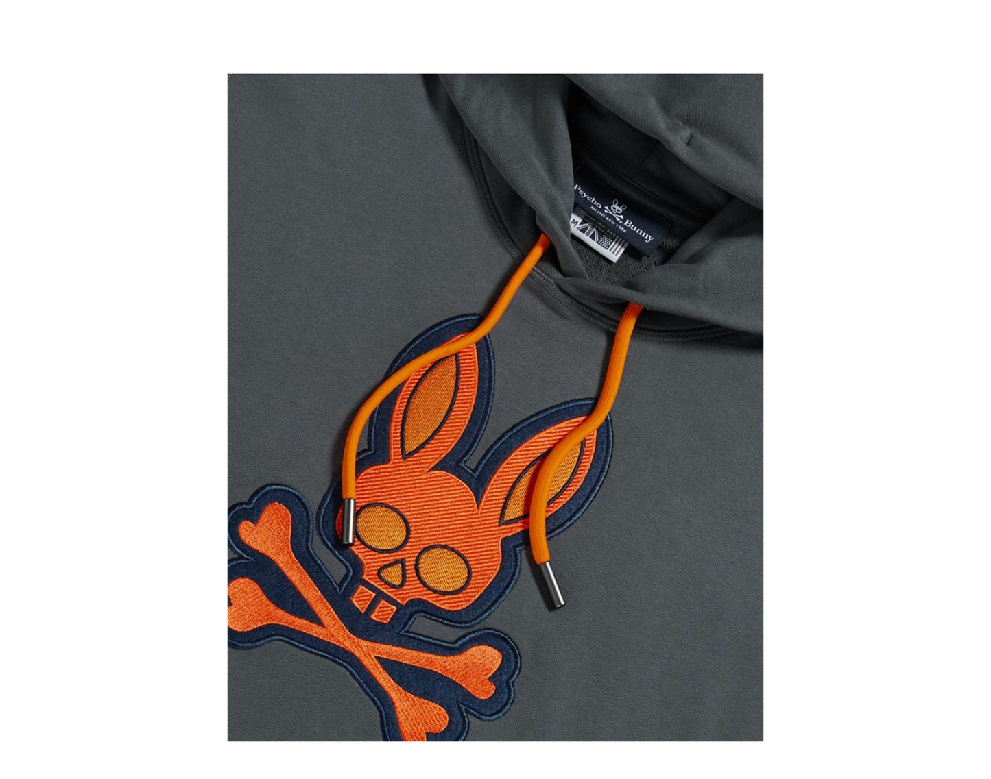 Psycho Bunny Corby Twill Logo P/O Men's Hoodie