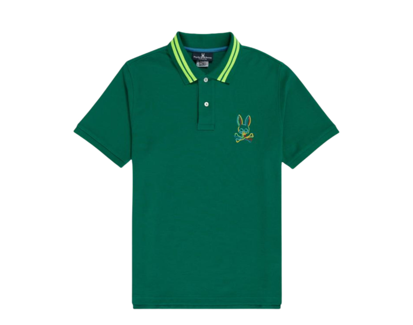 Psycho Bunny Barbon Neon Glow Polo Men's Shirt