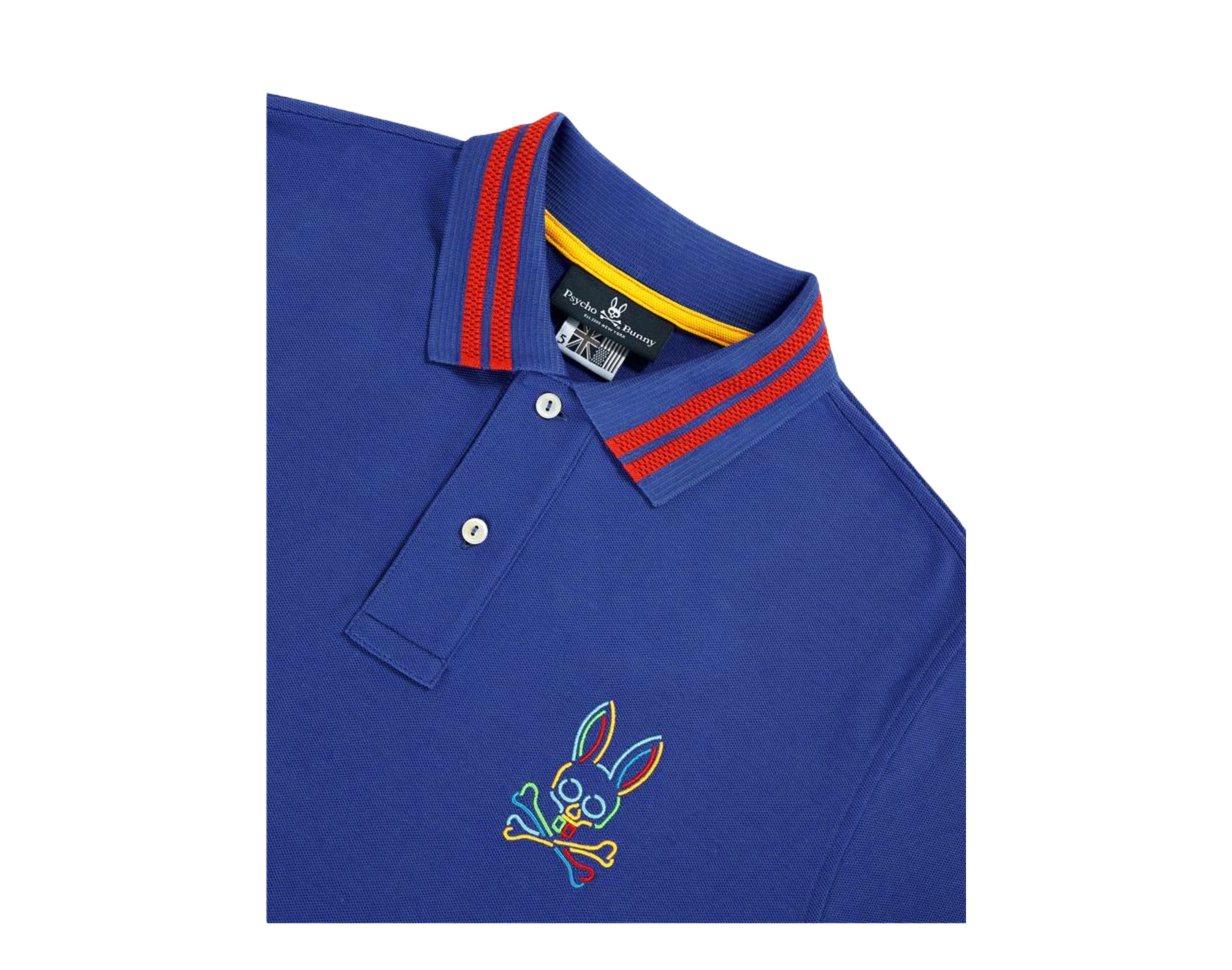 Psycho Bunny Barbon Neon Glow Polo Men's Shirt