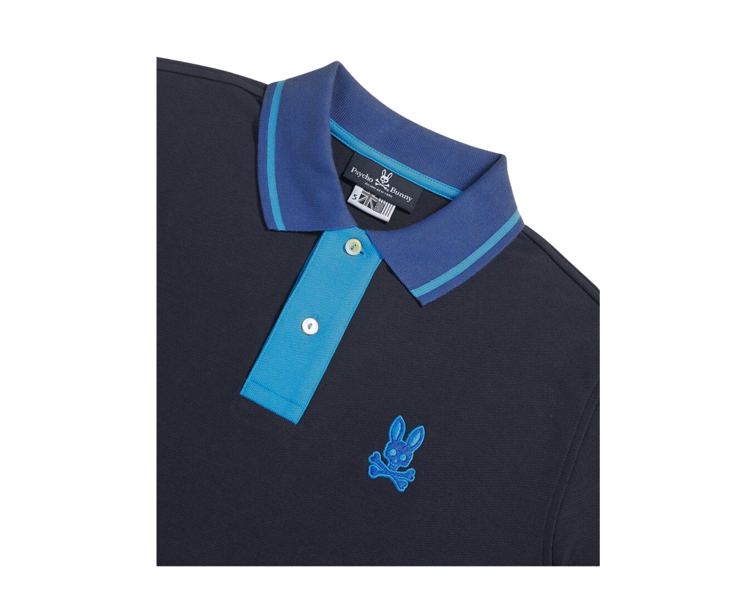 Psycho Bunny Morland Contrast Placket Polo Men's Shirt